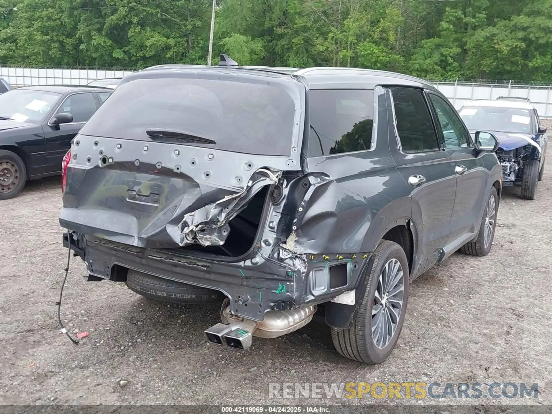 6 Photograph of a damaged car KM8R7DGE5RU806672 HYUNDAI PALISADE 2024