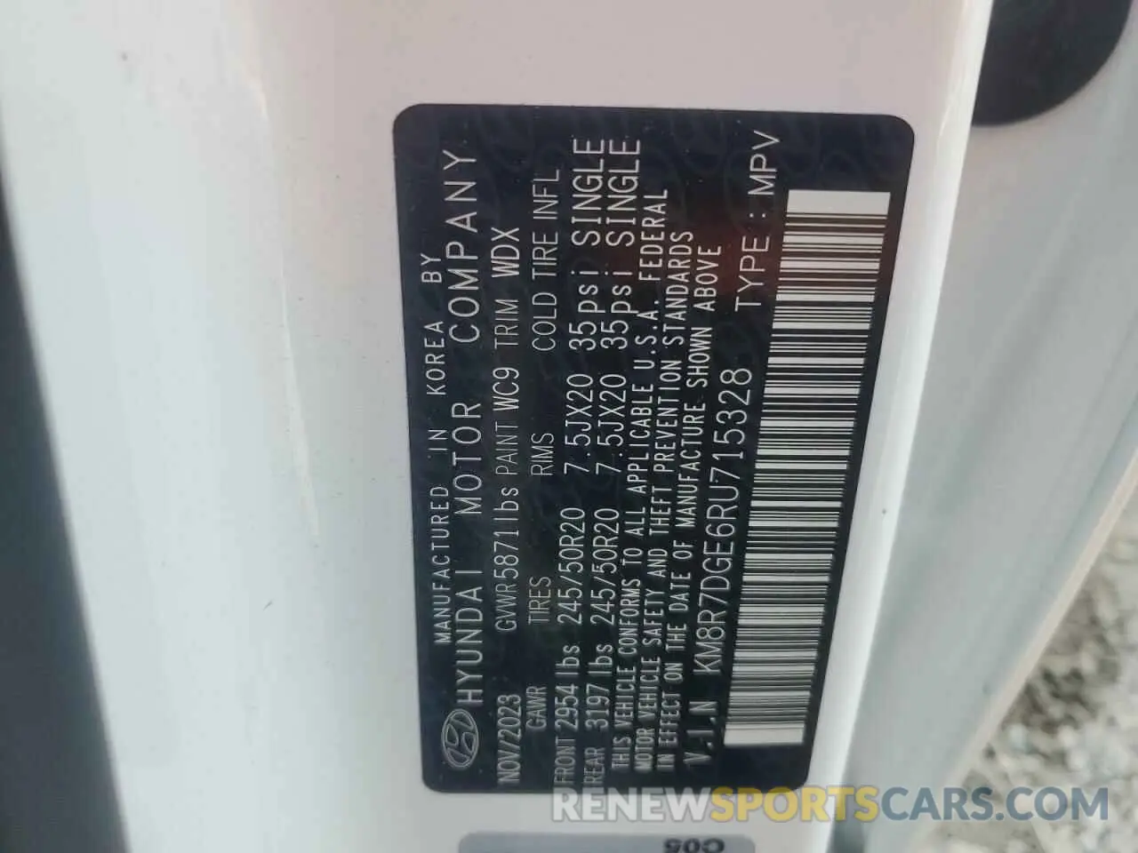 13 Фотография поврежденного автомобиля KM8R7DGE6RU715328 HYUNDAI PALISADE 2024