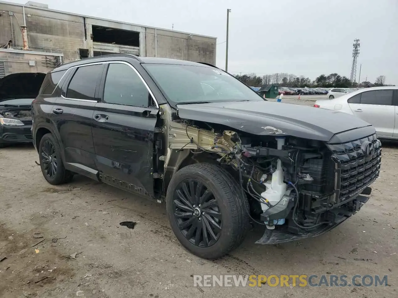 4 Фотография поврежденного автомобиля KM8R7DGE6RU716950 HYUNDAI PALISADE 2024