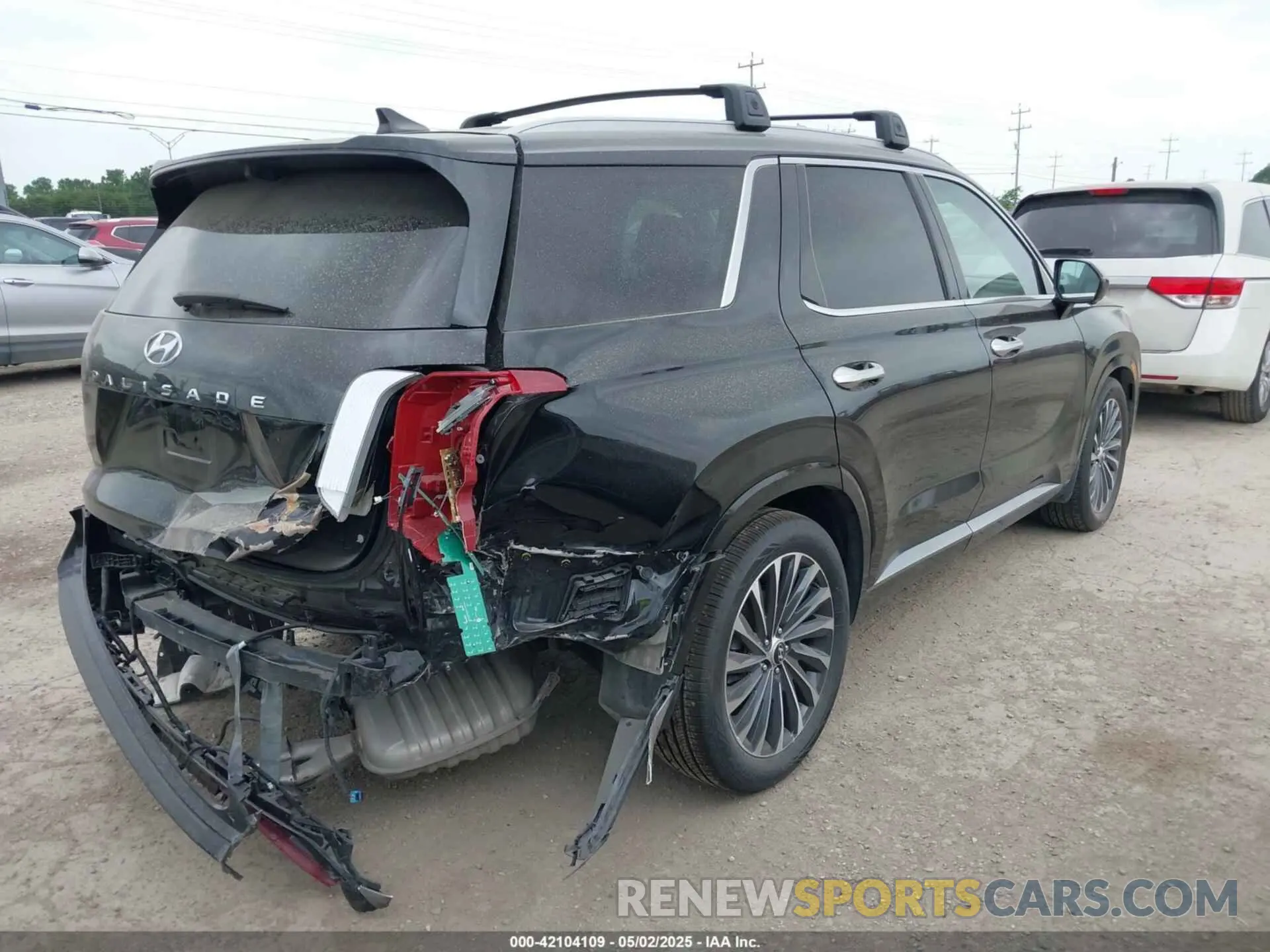4 Фотография поврежденного автомобиля KM8R7DGE7RU687572 HYUNDAI PALISADE 2024