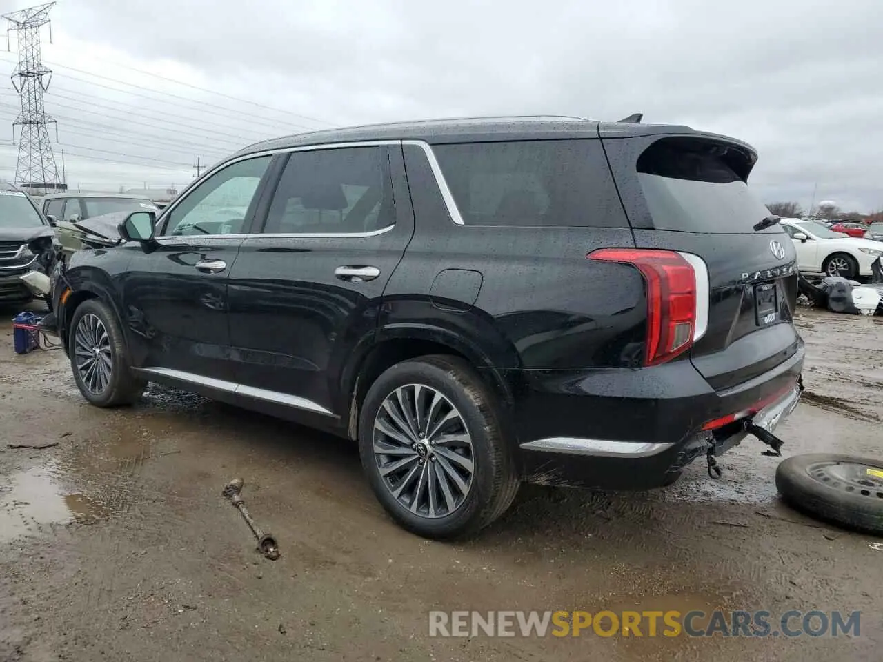 2 Photograph of a damaged car KM8R7DGE7RU703219 HYUNDAI PALISADE 2024