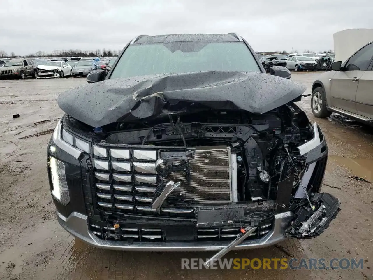 5 Photograph of a damaged car KM8R7DGE7RU703219 HYUNDAI PALISADE 2024