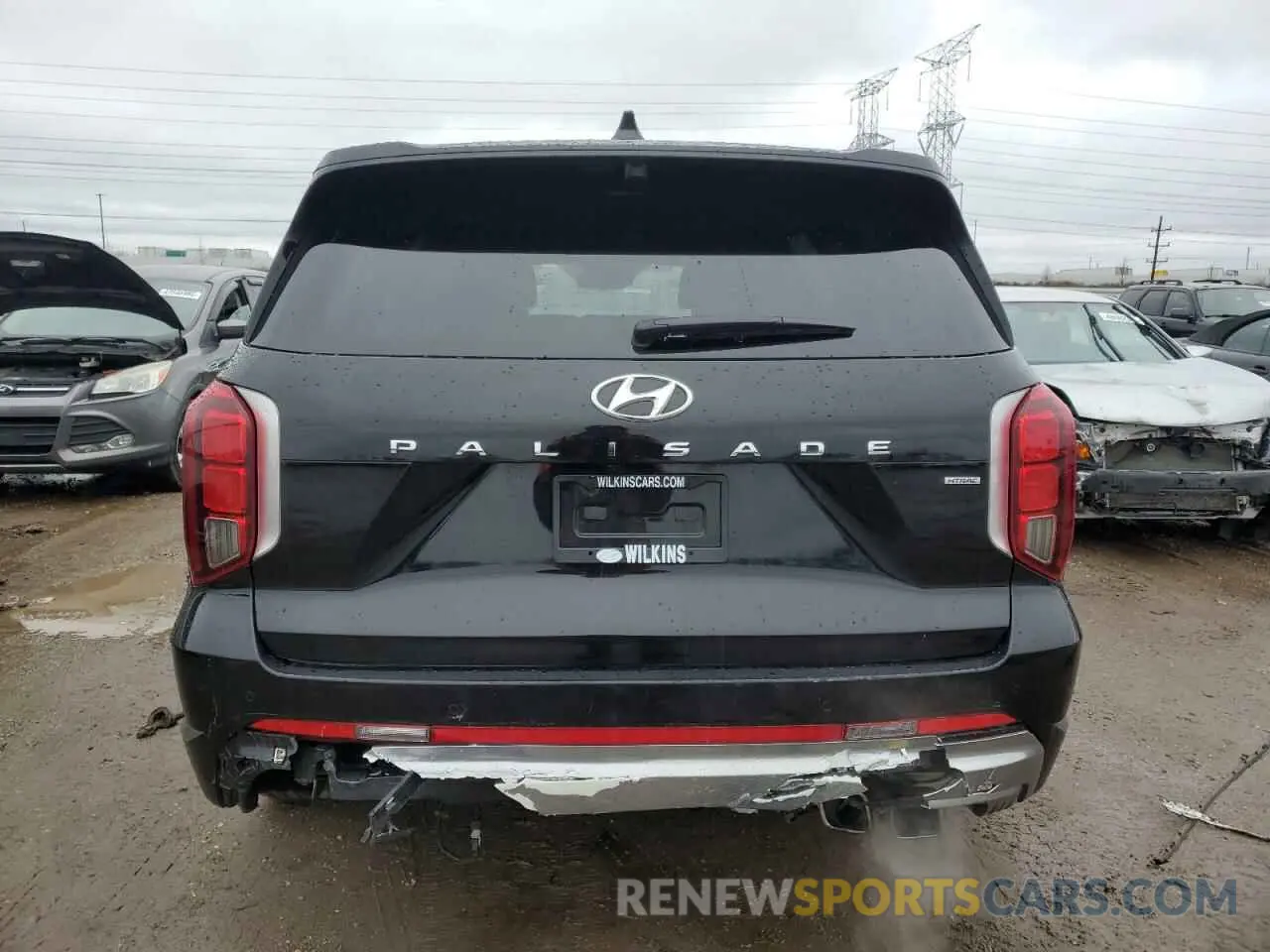 6 Photograph of a damaged car KM8R7DGE7RU703219 HYUNDAI PALISADE 2024