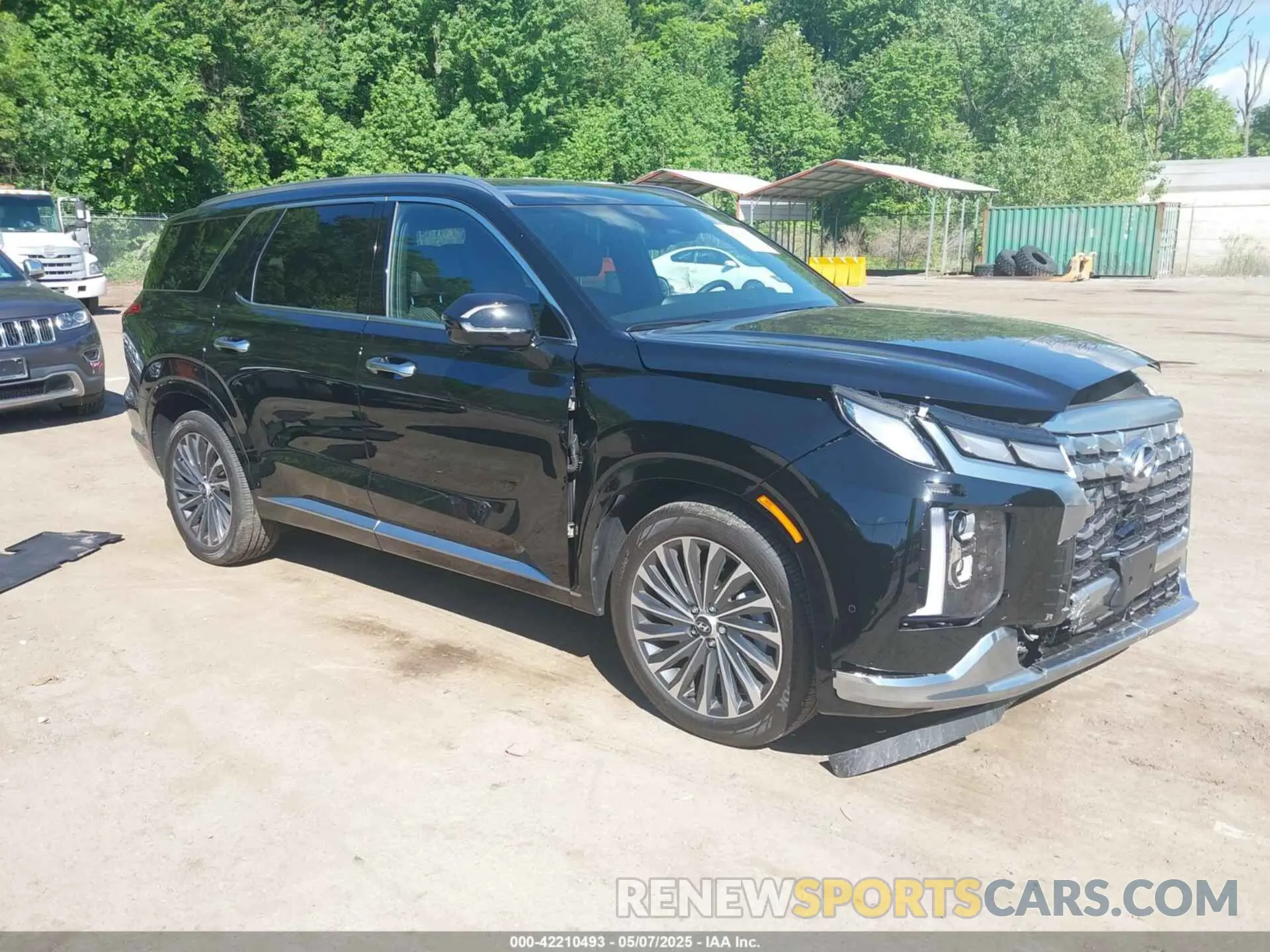1 Photograph of a damaged car KM8R7DGE7RU795772 HYUNDAI PALISADE 2024
