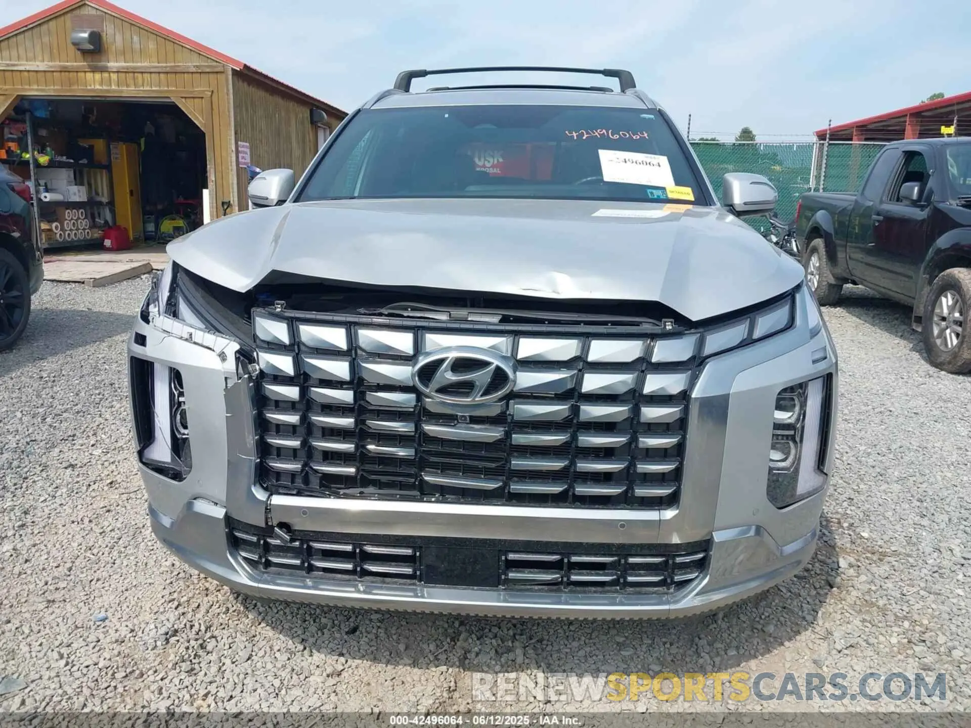 12 Photograph of a damaged car KM8R7DGE8RU709174 HYUNDAI PALISADE 2024