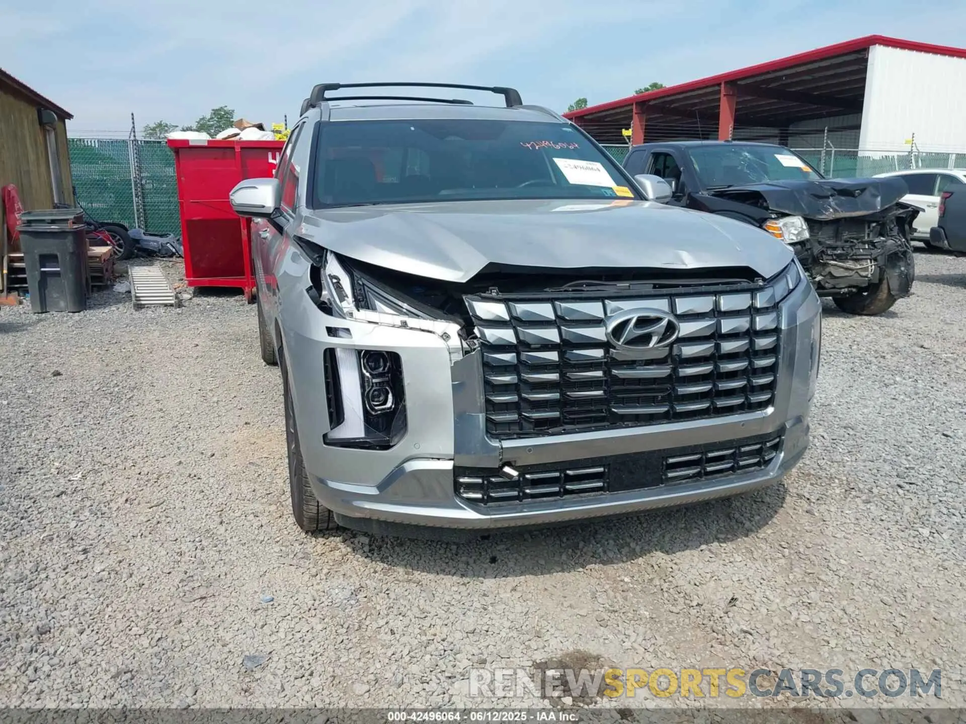 6 Photograph of a damaged car KM8R7DGE8RU709174 HYUNDAI PALISADE 2024