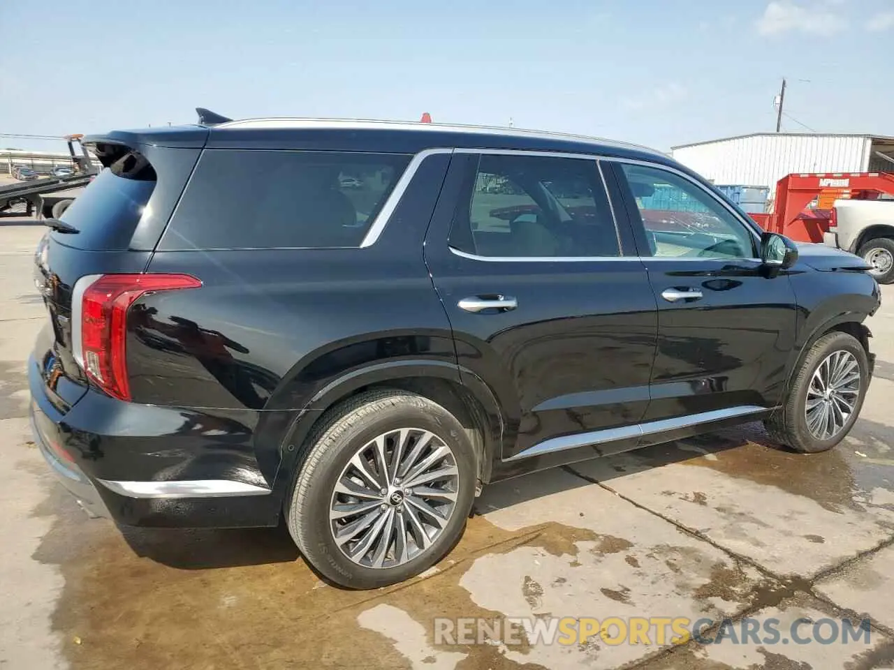 3 Photograph of a damaged car KM8R7DGE8RU722149 HYUNDAI PALISADE 2024