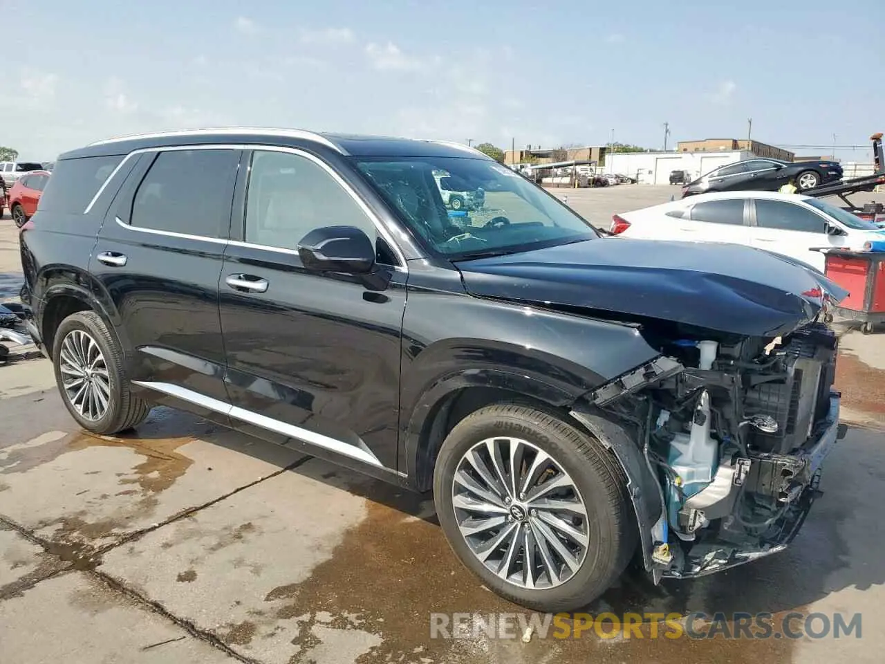 4 Photograph of a damaged car KM8R7DGE8RU722149 HYUNDAI PALISADE 2024