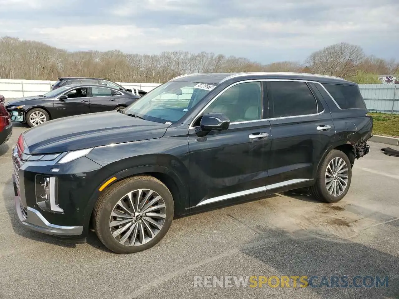 1 Photograph of a damaged car KM8R7DGE9RU701715 HYUNDAI PALISADE 2024