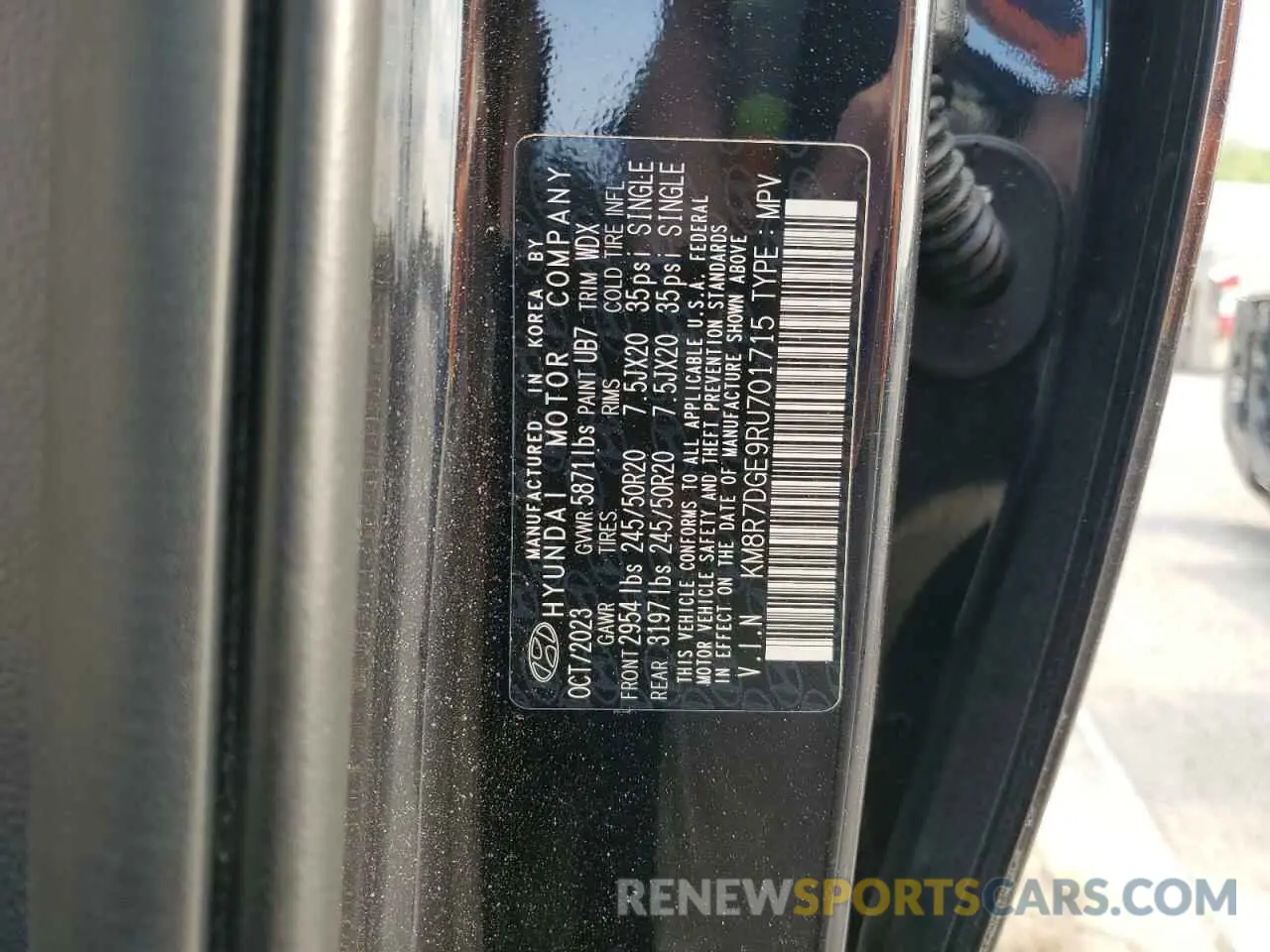 13 Photograph of a damaged car KM8R7DGE9RU701715 HYUNDAI PALISADE 2024