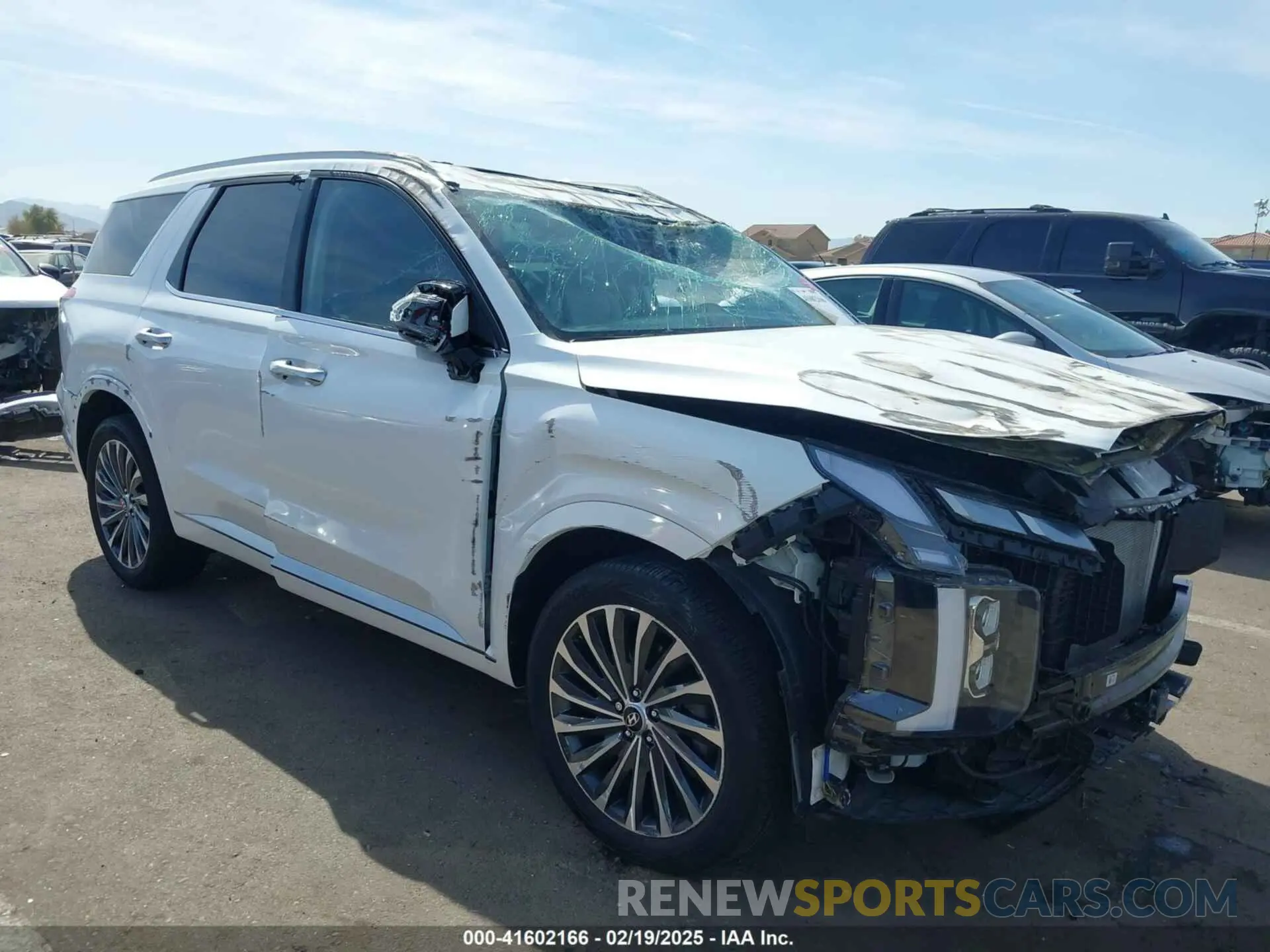 1 Фотография поврежденного автомобиля KM8R7DGE9RU702184 HYUNDAI PALISADE 2024