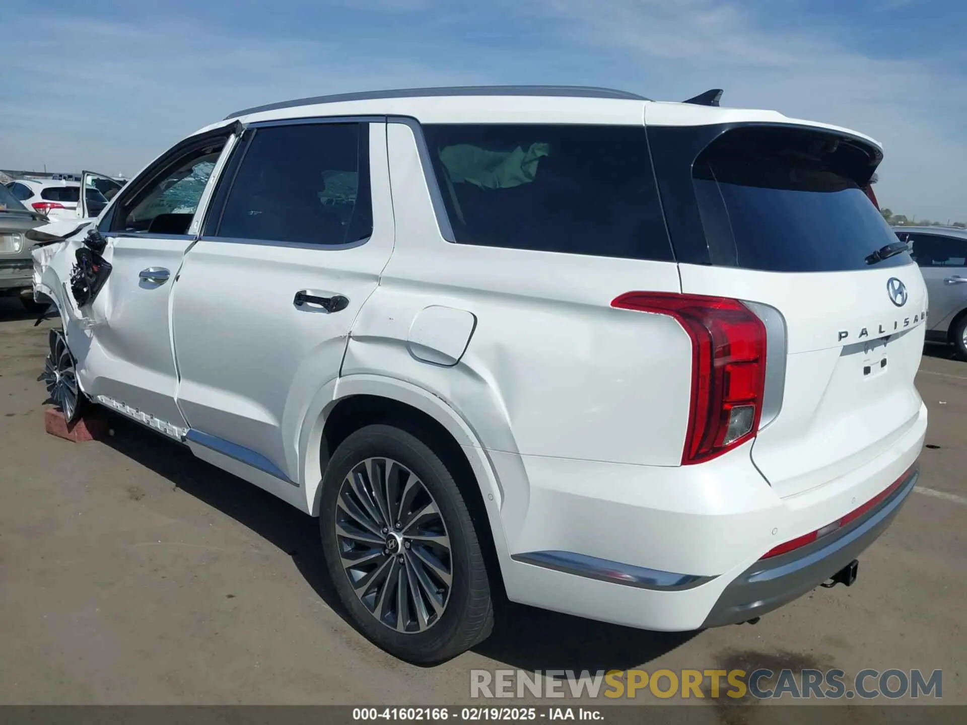 3 Фотография поврежденного автомобиля KM8R7DGE9RU702184 HYUNDAI PALISADE 2024