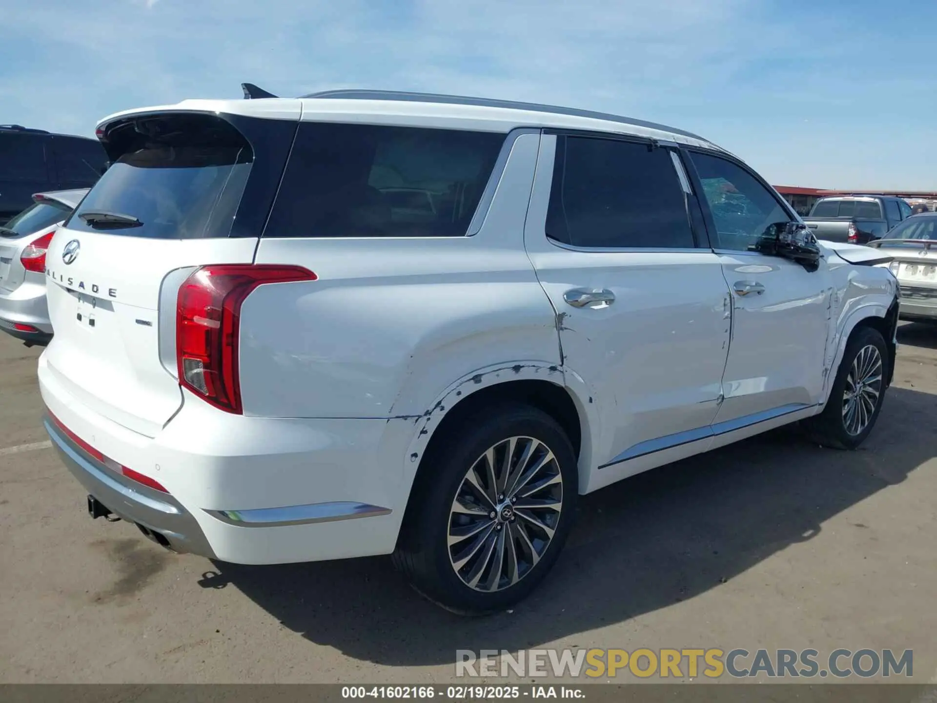 4 Фотография поврежденного автомобиля KM8R7DGE9RU702184 HYUNDAI PALISADE 2024