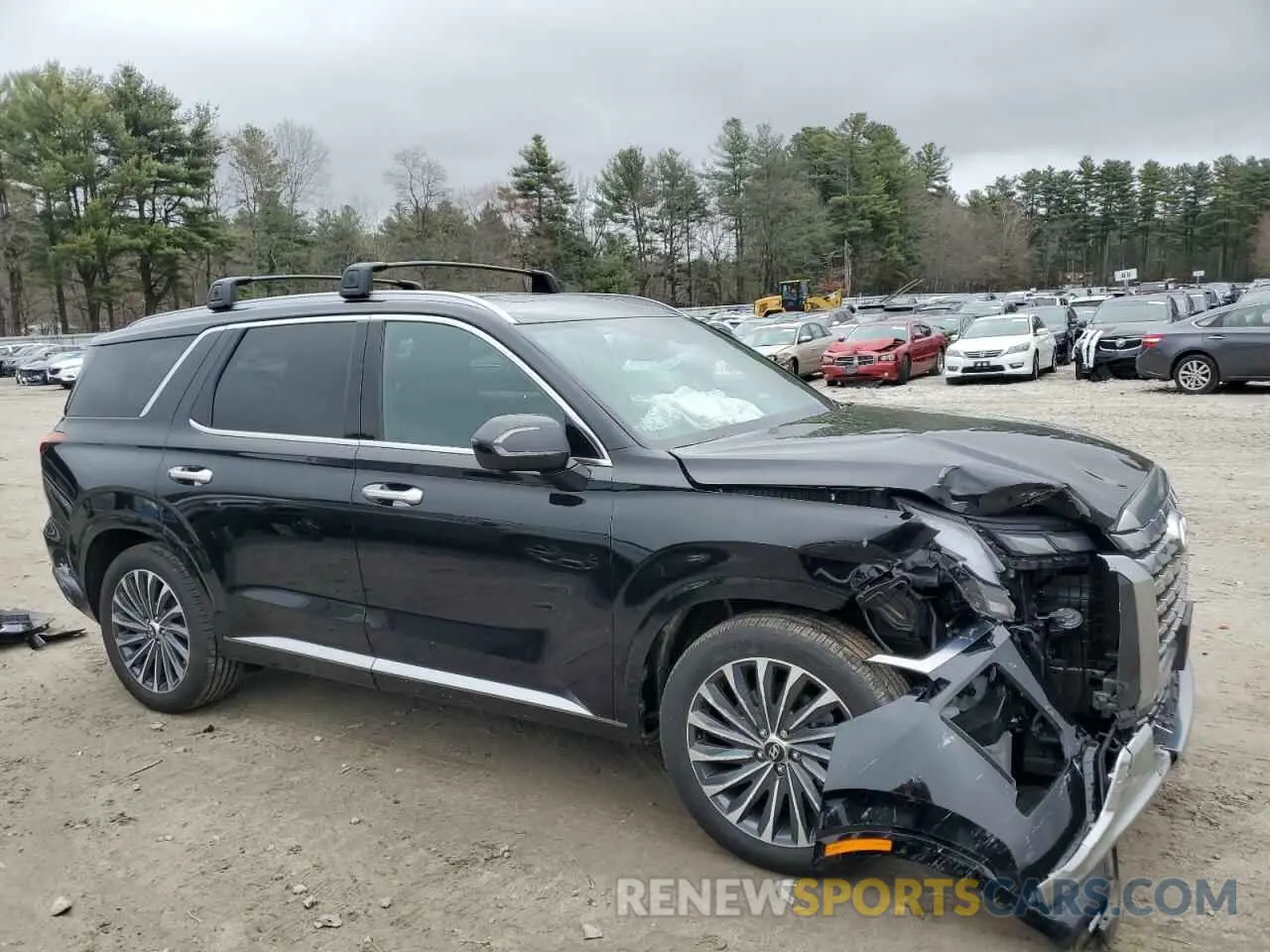 4 Photograph of a damaged car KM8R7DGE9RU709393 HYUNDAI PALISADE 2024