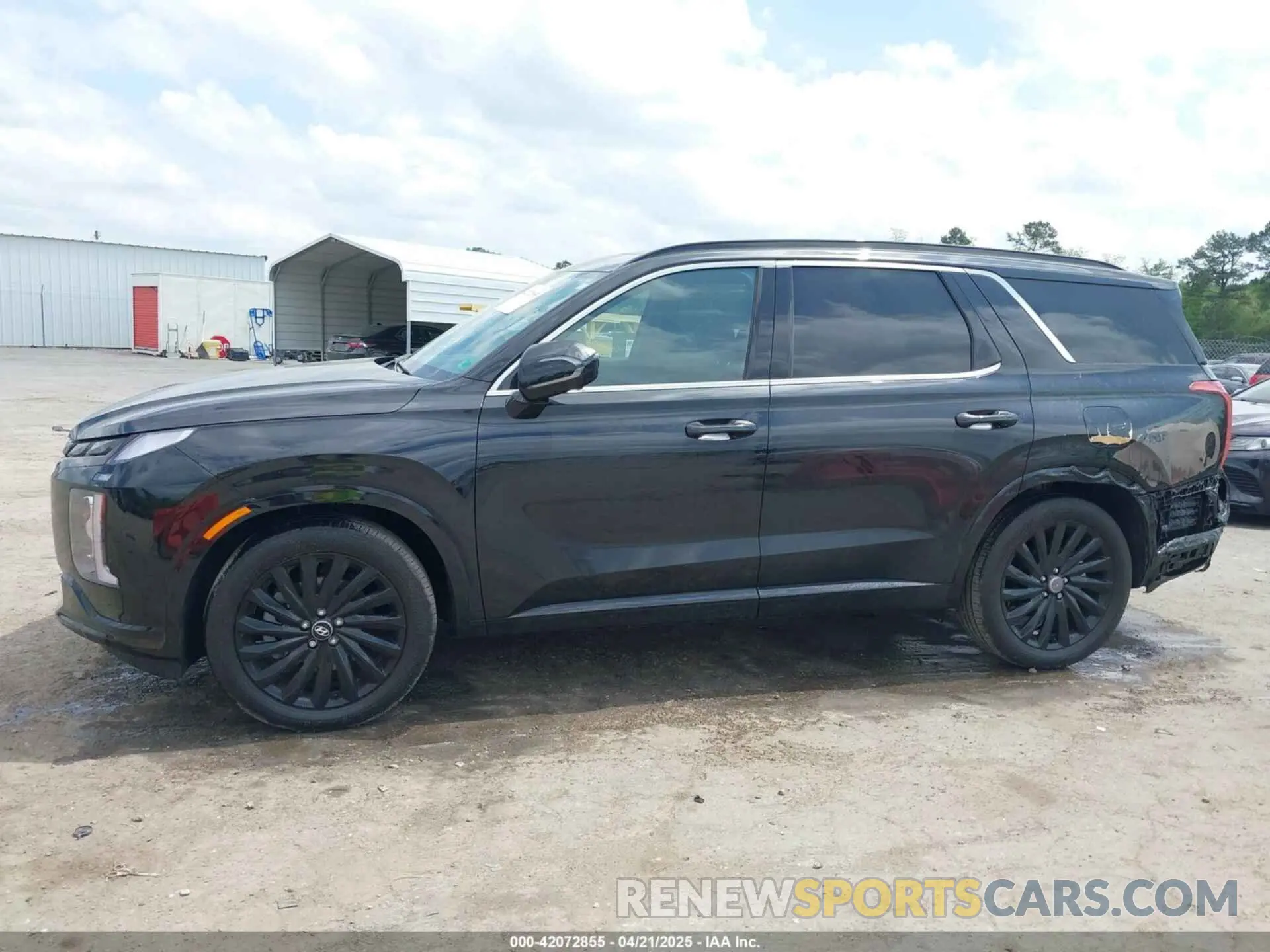 14 Photograph of a damaged car KM8R7DGE9RU739025 HYUNDAI PALISADE 2024