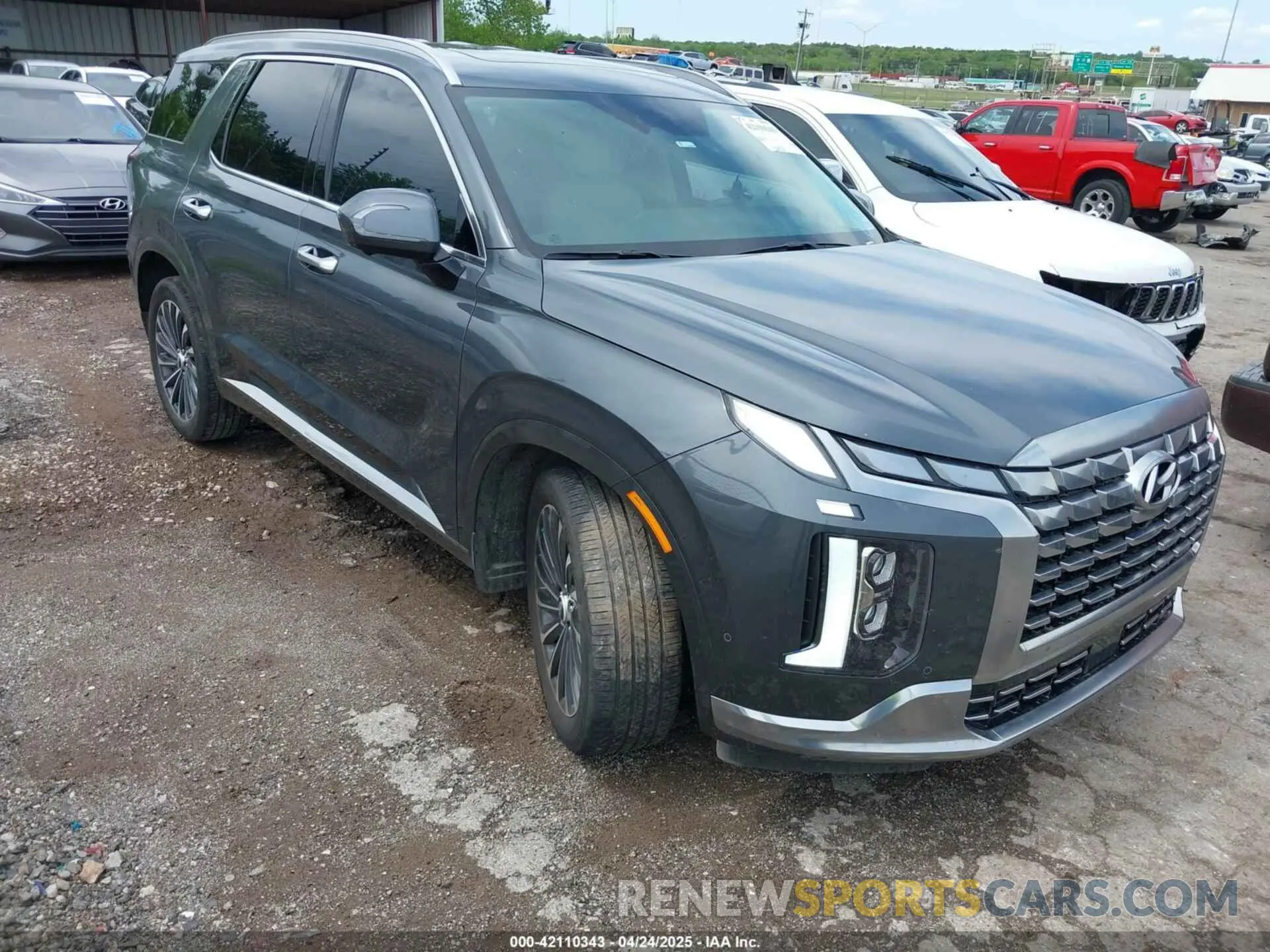1 Фотография поврежденного автомобиля KM8R7DGEXRU681765 HYUNDAI PALISADE 2024
