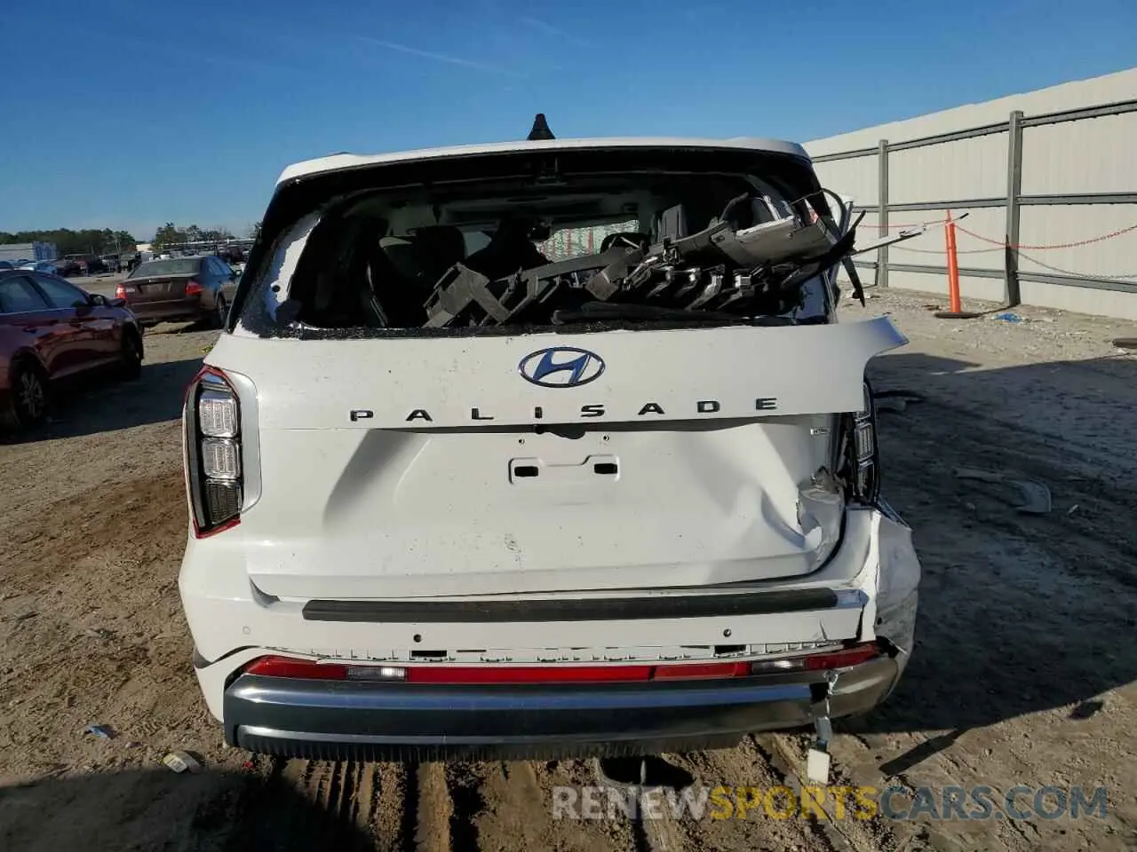6 Photograph of a damaged car KM8R7DGEXRU745237 HYUNDAI PALISADE 2024