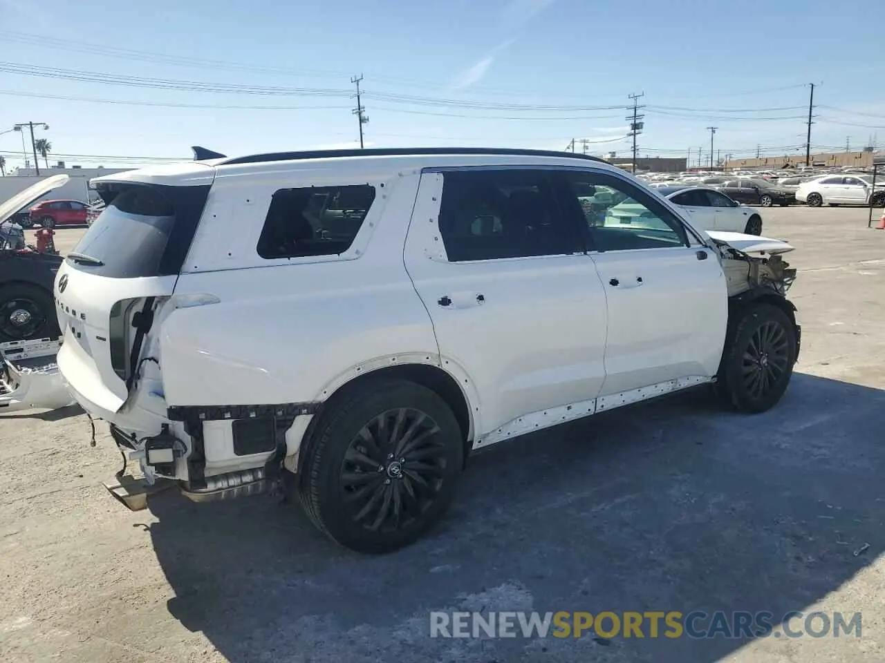 3 Photograph of a damaged car KM8R7DGEXRU780604 HYUNDAI PALISADE 2024
