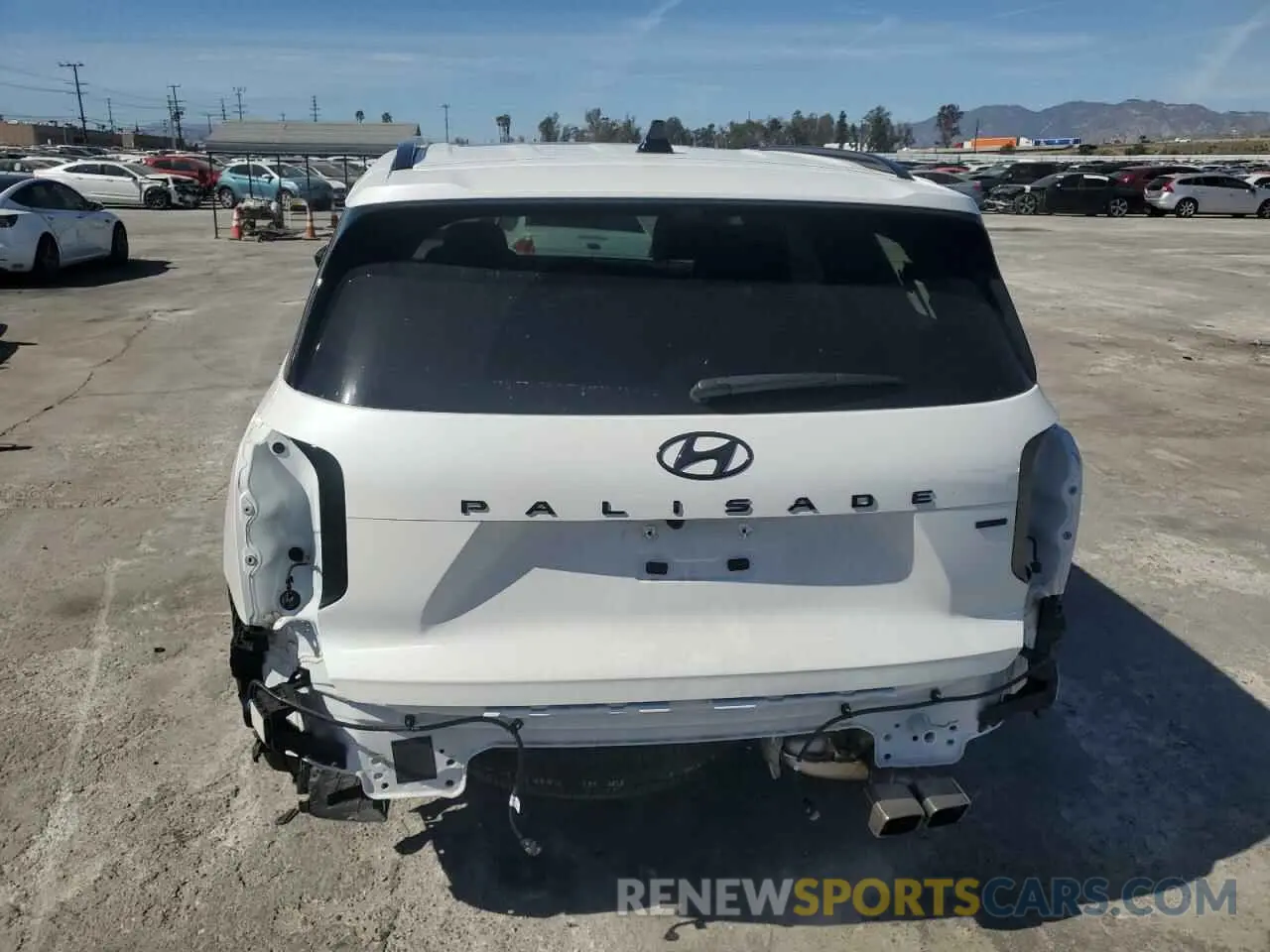 6 Photograph of a damaged car KM8R7DGEXRU780604 HYUNDAI PALISADE 2024