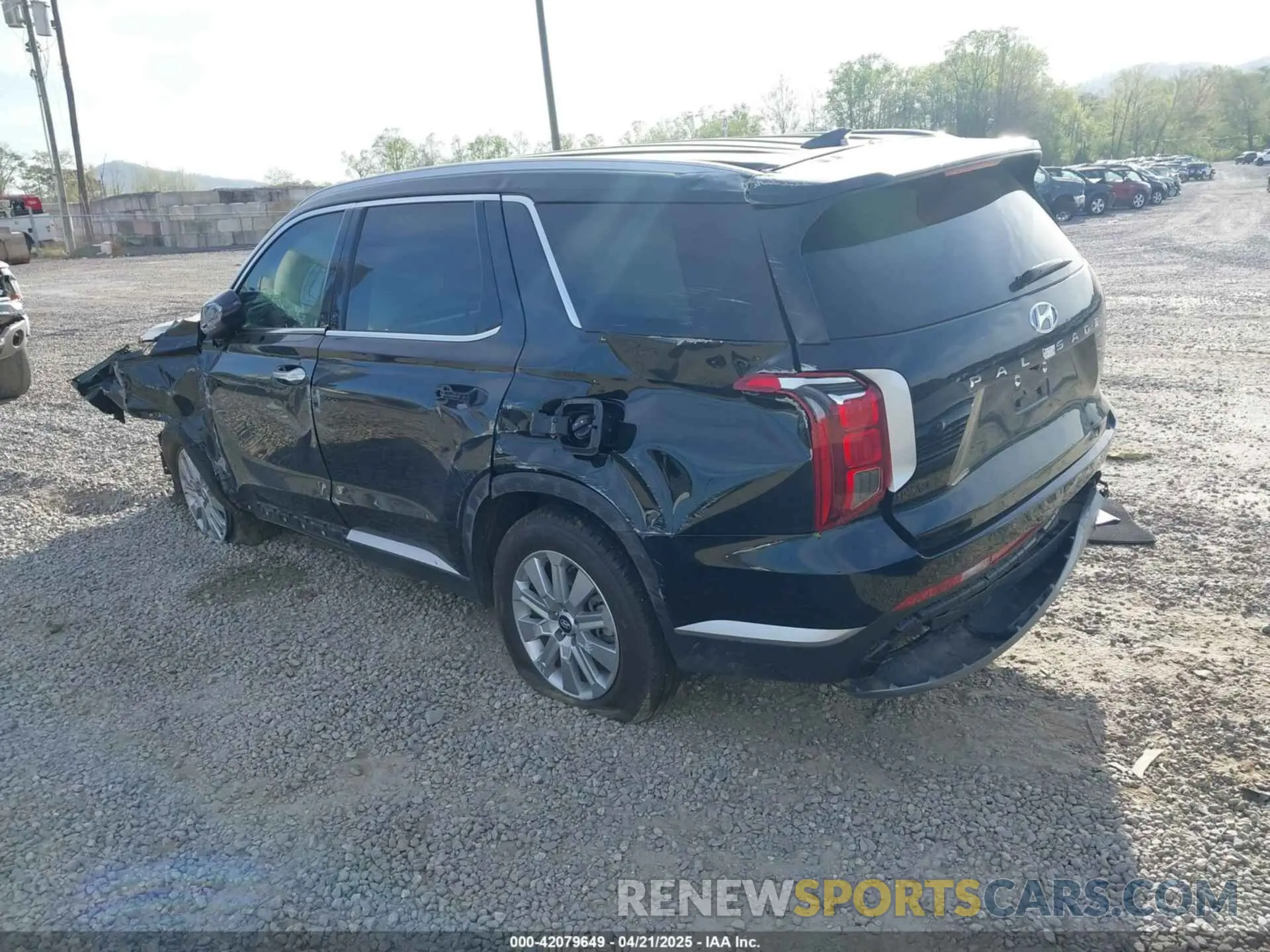 3 Фотография поврежденного автомобиля KM8R24GE9SU861372 HYUNDAI PALISADE 2025