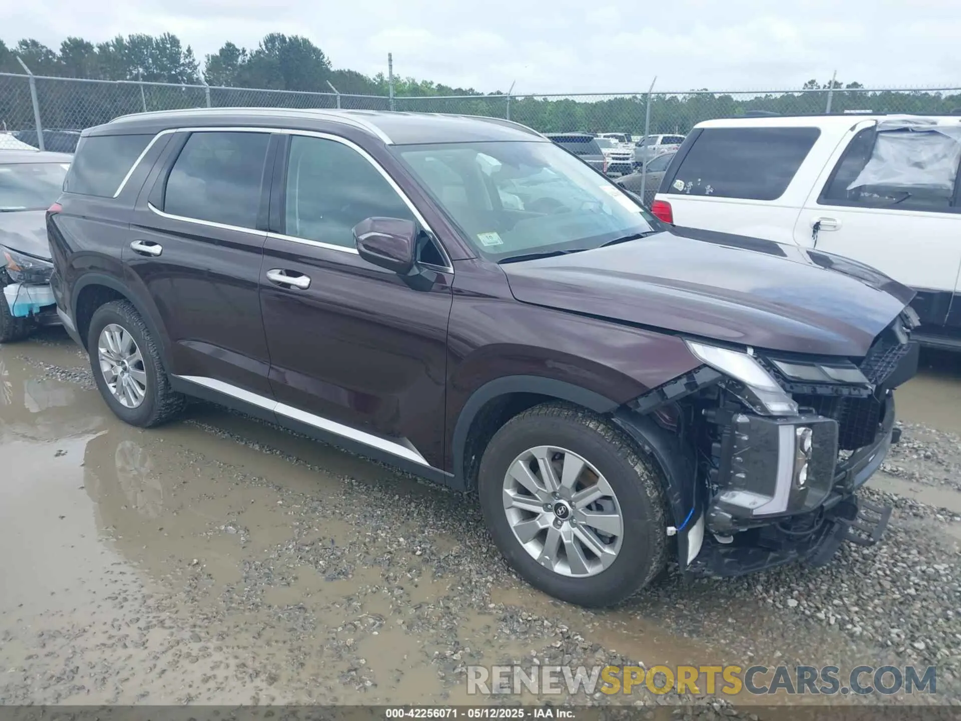 1 Photograph of a damaged car KM8R2DGE9SU843132 HYUNDAI PALISADE 2025