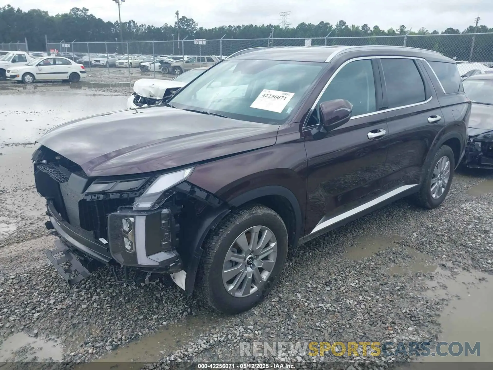 2 Photograph of a damaged car KM8R2DGE9SU843132 HYUNDAI PALISADE 2025