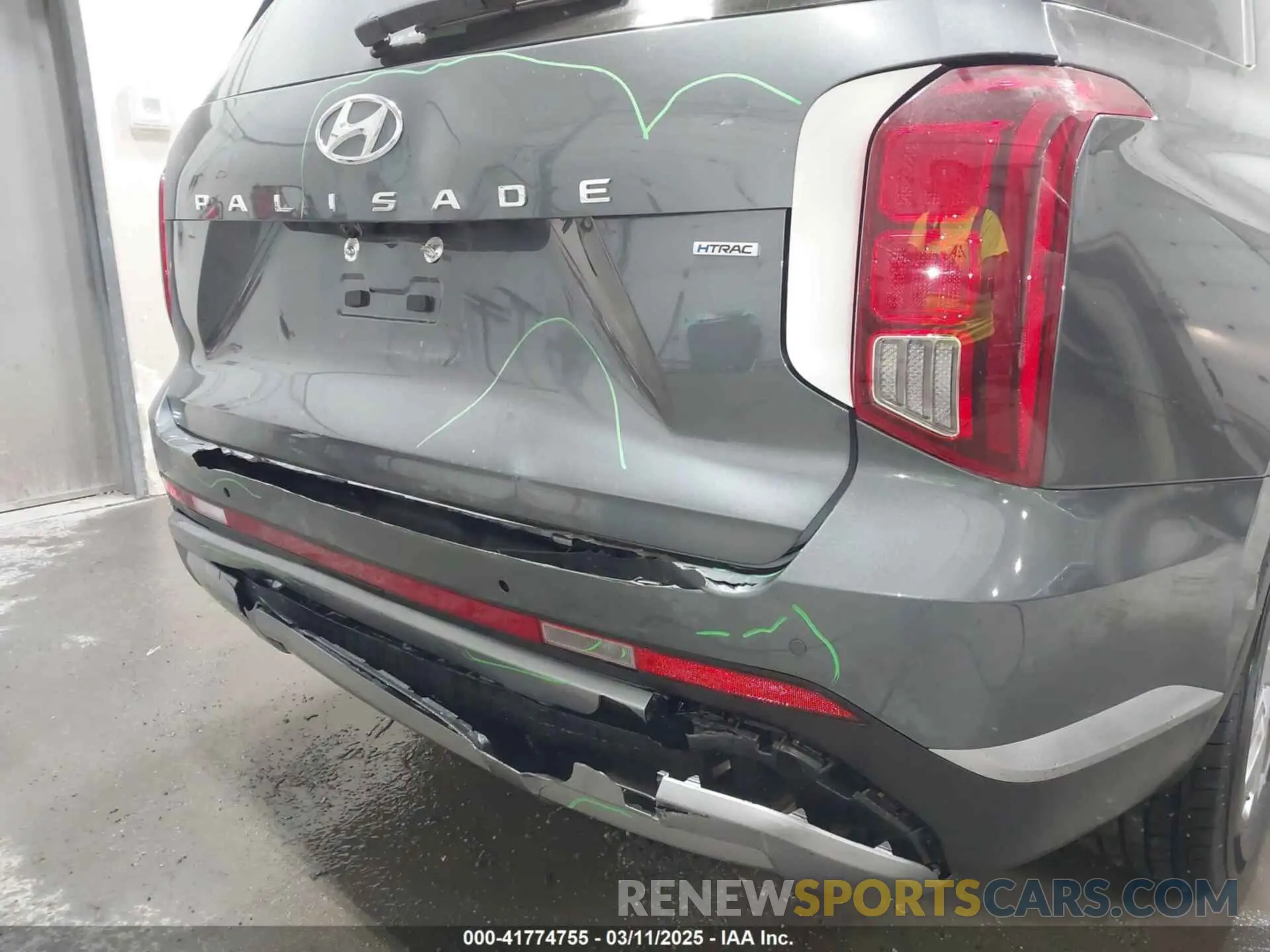 6 Photograph of a damaged car KM8R2DGEXSU879170 HYUNDAI PALISADE 2025