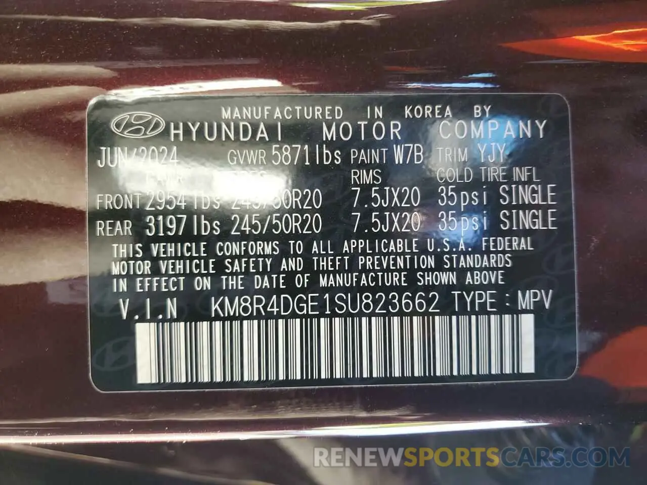 14 Фотография поврежденного автомобиля KM8R4DGE1SU823662 HYUNDAI PALISADE 2025