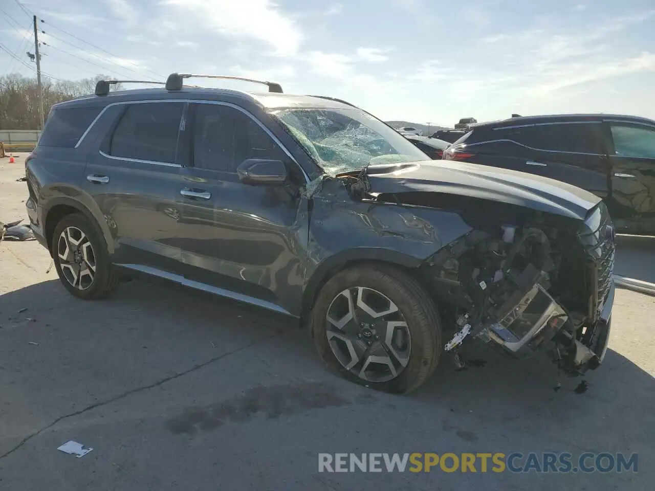 4 Photograph of a damaged car KM8R4DGE3SU846845 HYUNDAI PALISADE 2025