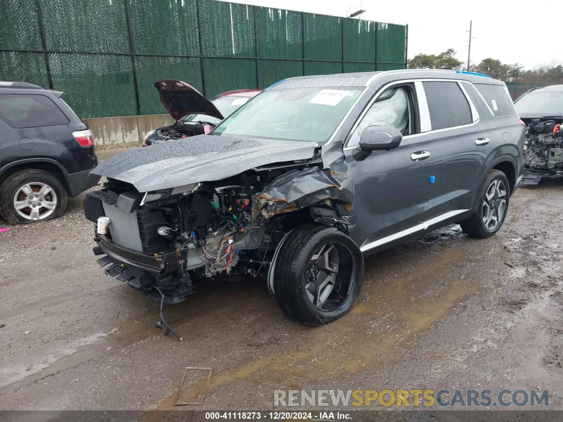 2 Photograph of a damaged car KM8R4DGE7SU837324 HYUNDAI PALISADE 2025
