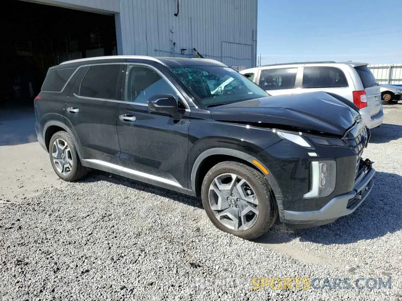 4 Photograph of a damaged car KM8R4DGEXSU885058 HYUNDAI PALISADE 2025