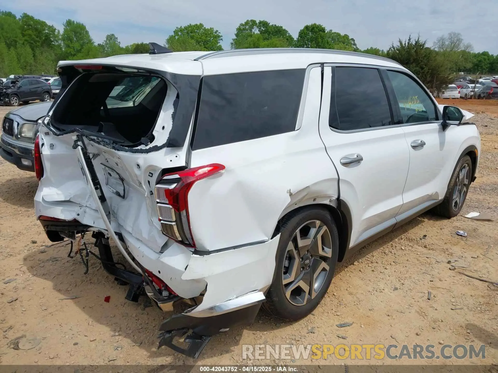4 Фотография поврежденного автомобиля KM8R54GEXSU843518 HYUNDAI PALISADE 2025