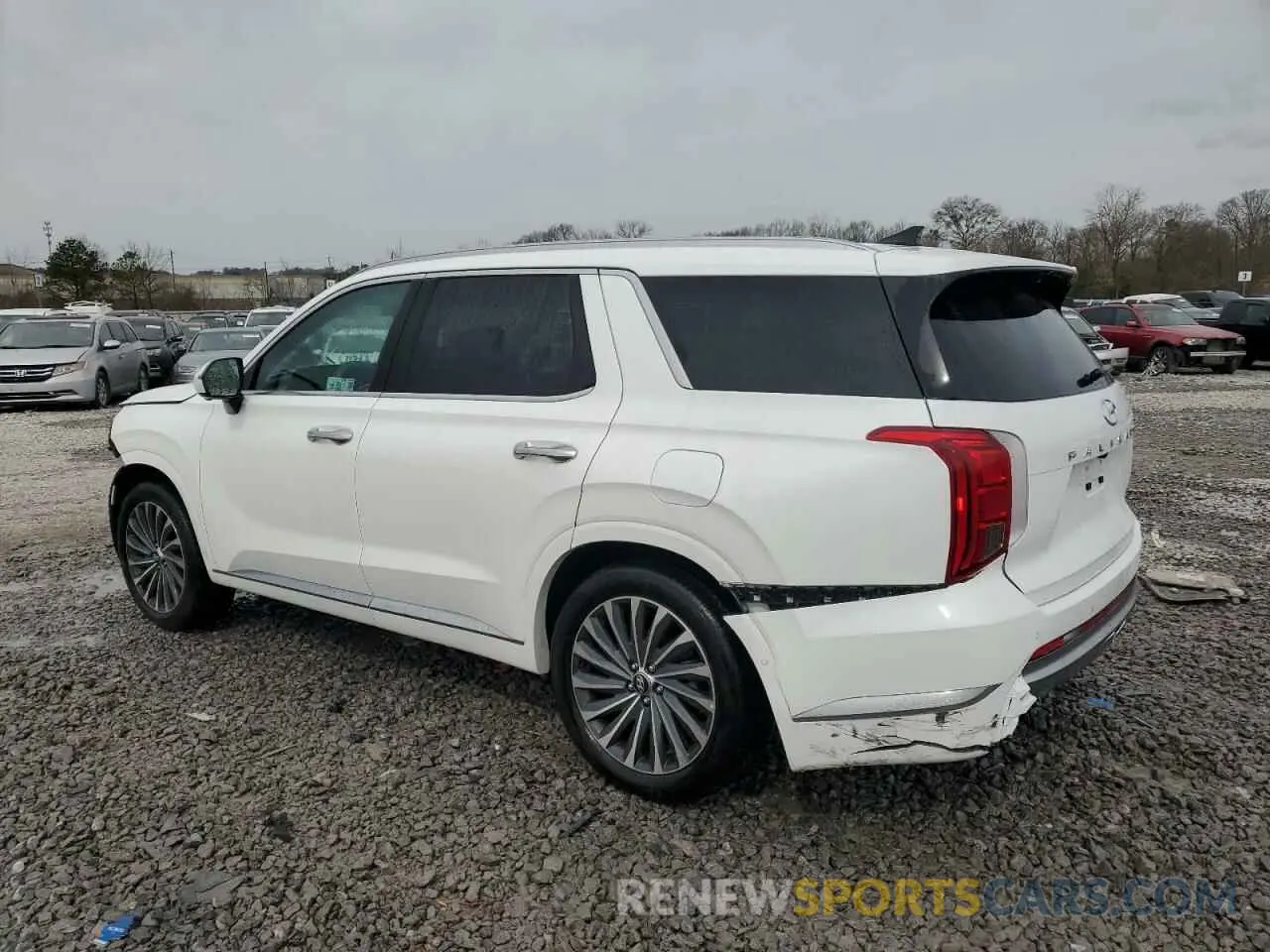 2 Photograph of a damaged car KM8R74GE0SU862220 HYUNDAI PALISADE 2025