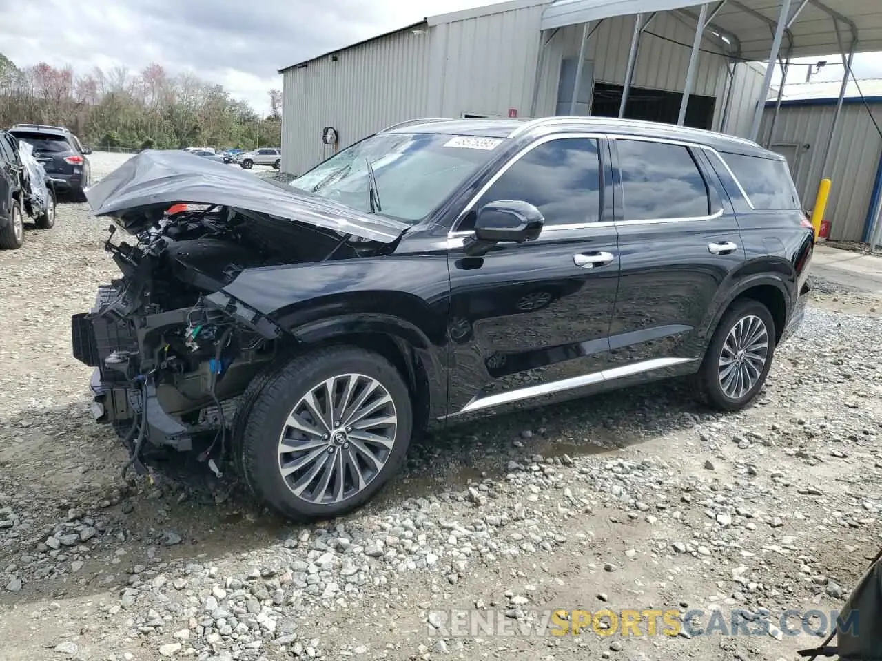 1 Photograph of a damaged car KM8R74GE7SU810776 HYUNDAI PALISADE 2025