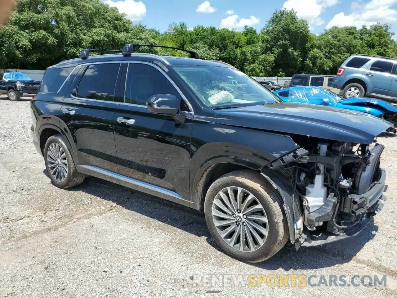 4 Фотография поврежденного автомобиля KM8R7DGE0SU818766 HYUNDAI PALISADE 2025