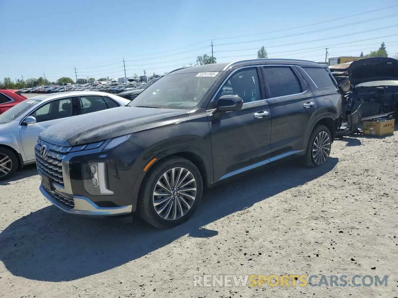 1 Фотография поврежденного автомобиля KM8R7DGE1SU843983 HYUNDAI PALISADE 2025