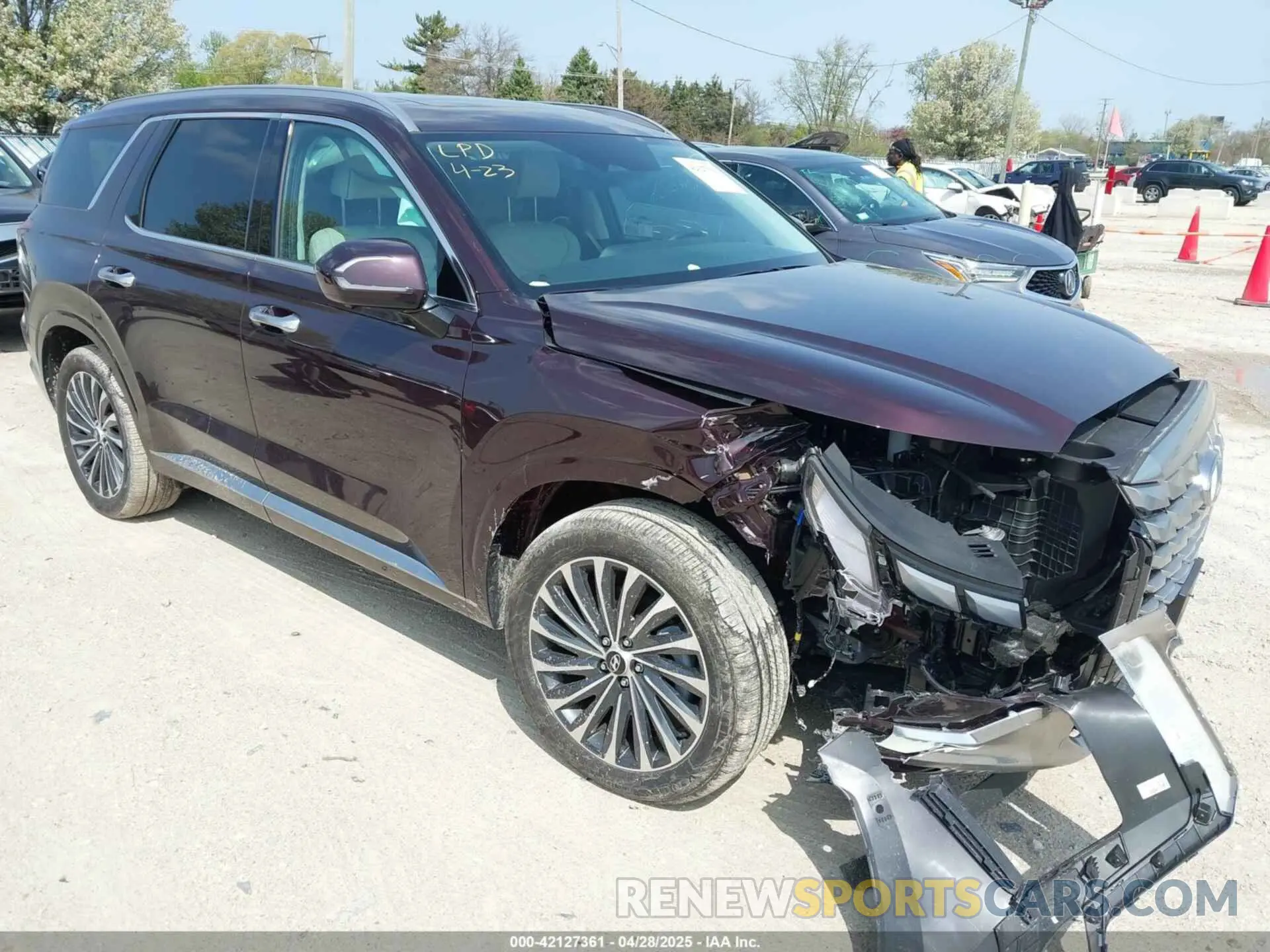 1 Фотография поврежденного автомобиля KM8R7DGE2SU828795 HYUNDAI PALISADE 2025