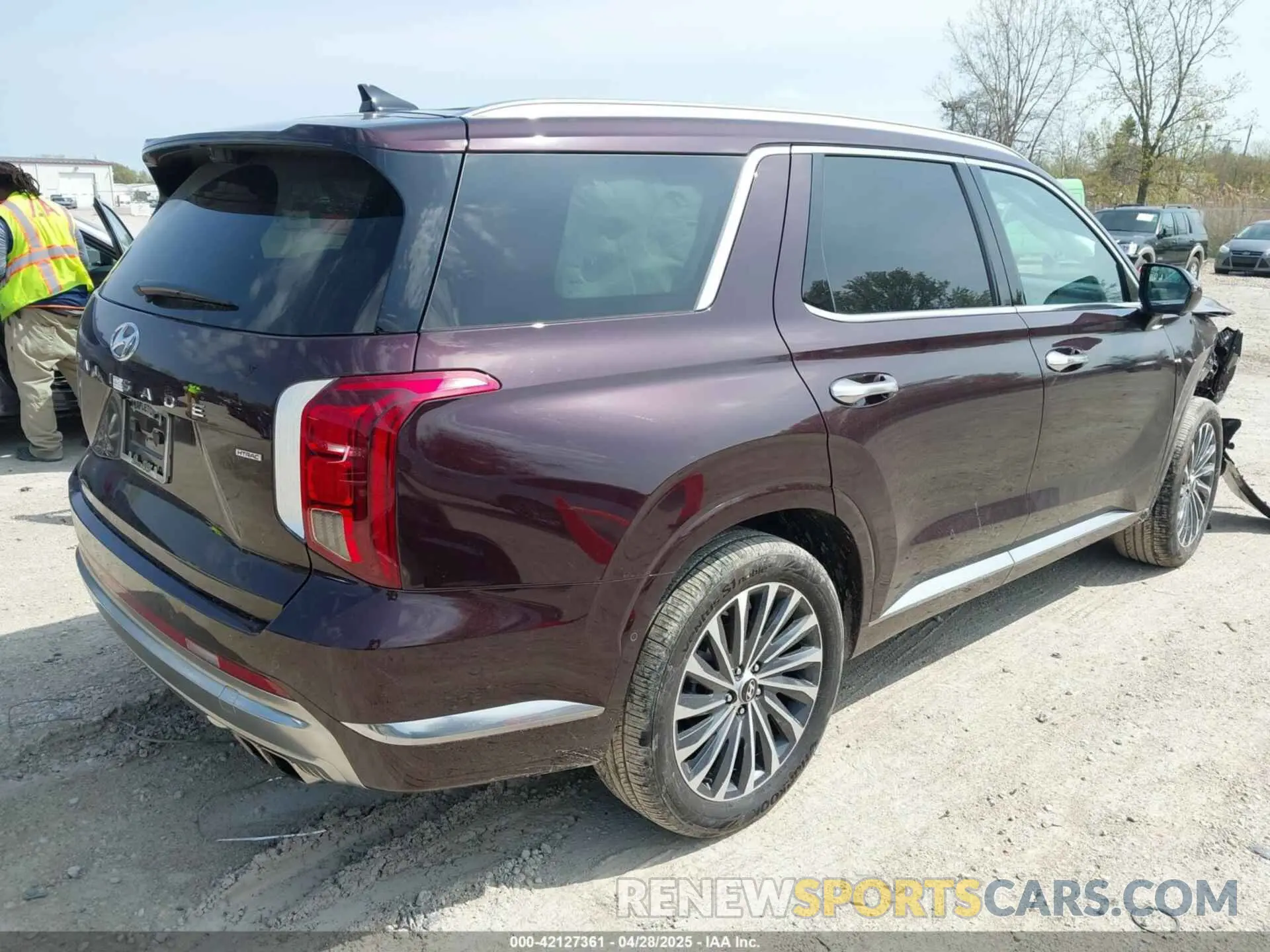 4 Фотография поврежденного автомобиля KM8R7DGE2SU828795 HYUNDAI PALISADE 2025