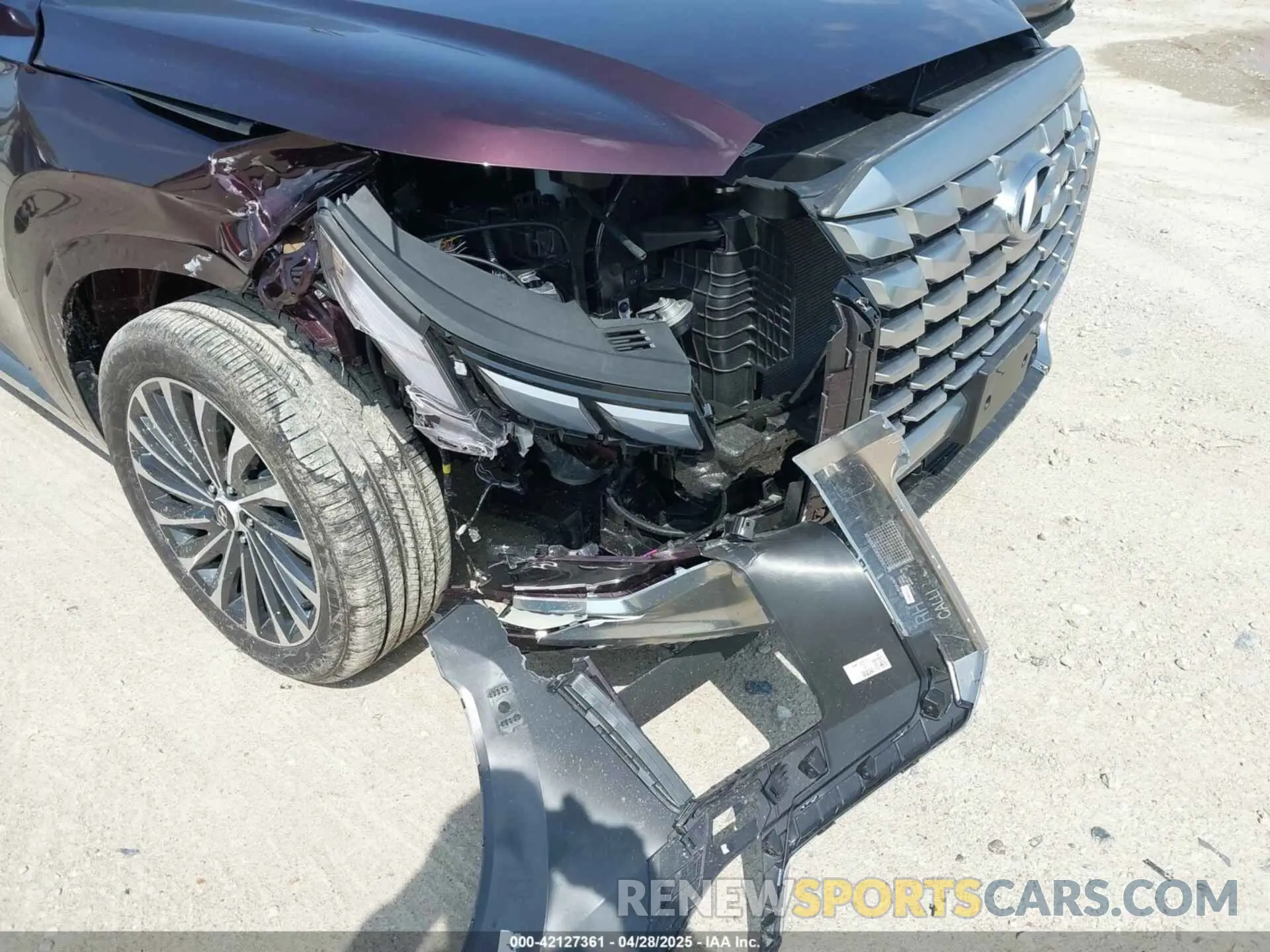 6 Фотография поврежденного автомобиля KM8R7DGE2SU828795 HYUNDAI PALISADE 2025