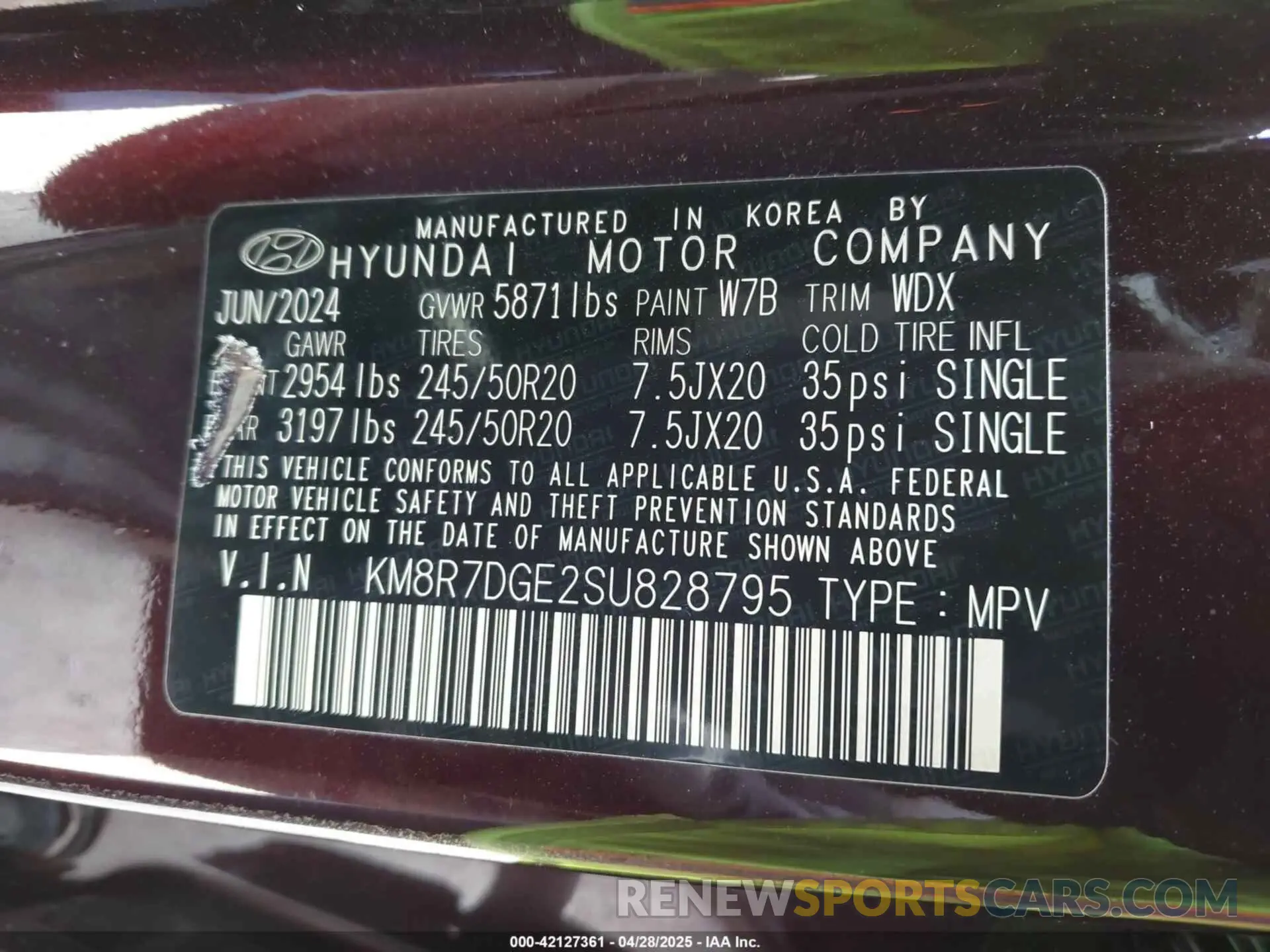 9 Фотография поврежденного автомобиля KM8R7DGE2SU828795 HYUNDAI PALISADE 2025