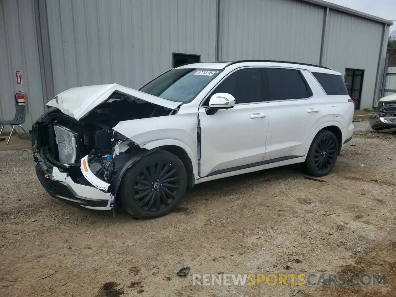 1 Photograph of a damaged car KM8R7DGE5SU830315 HYUNDAI PALISADE 2025
