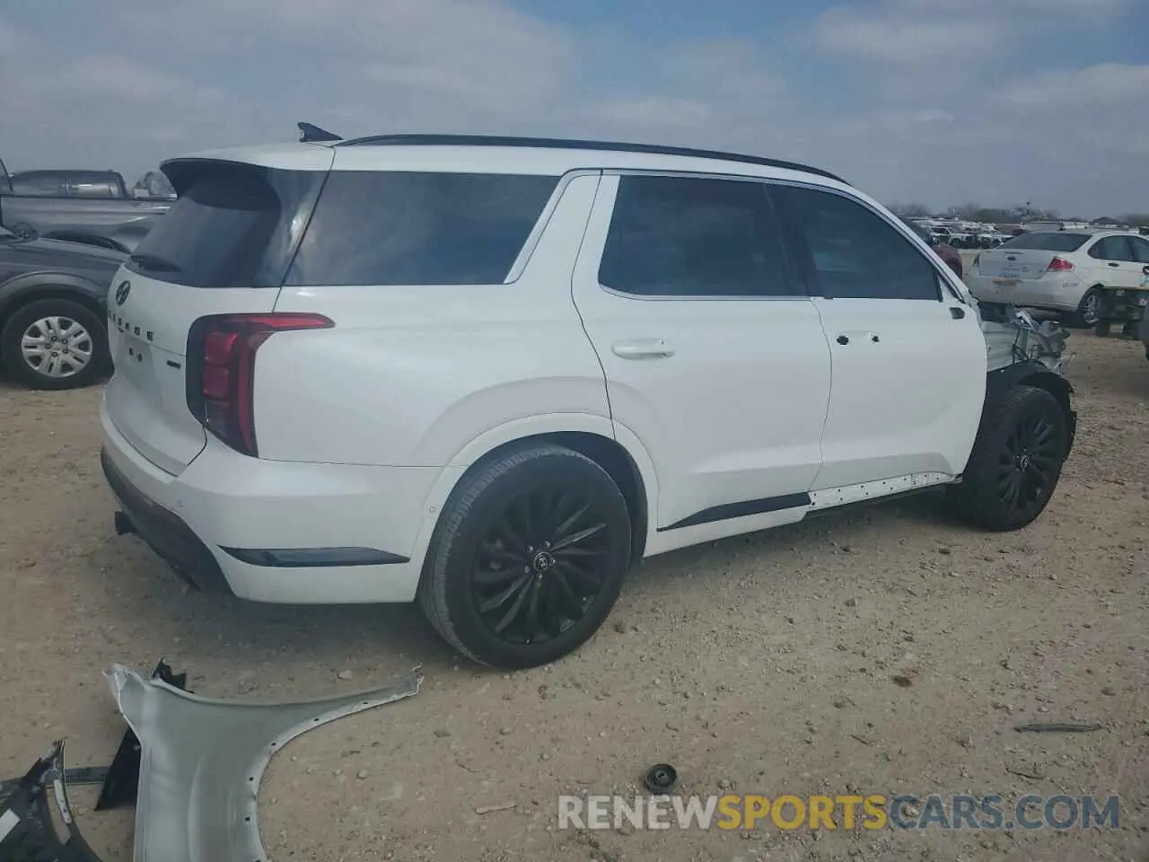 3 Photograph of a damaged car KM8R7DGE6SU819145 HYUNDAI PALISADE 2025