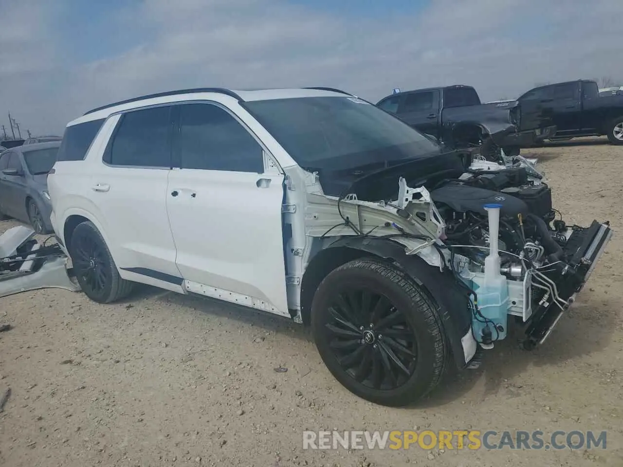 4 Photograph of a damaged car KM8R7DGE6SU819145 HYUNDAI PALISADE 2025
