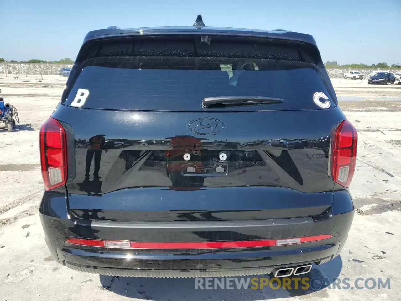 6 Photograph of a damaged car KM8R7DGE6SU869186 HYUNDAI PALISADE 2025