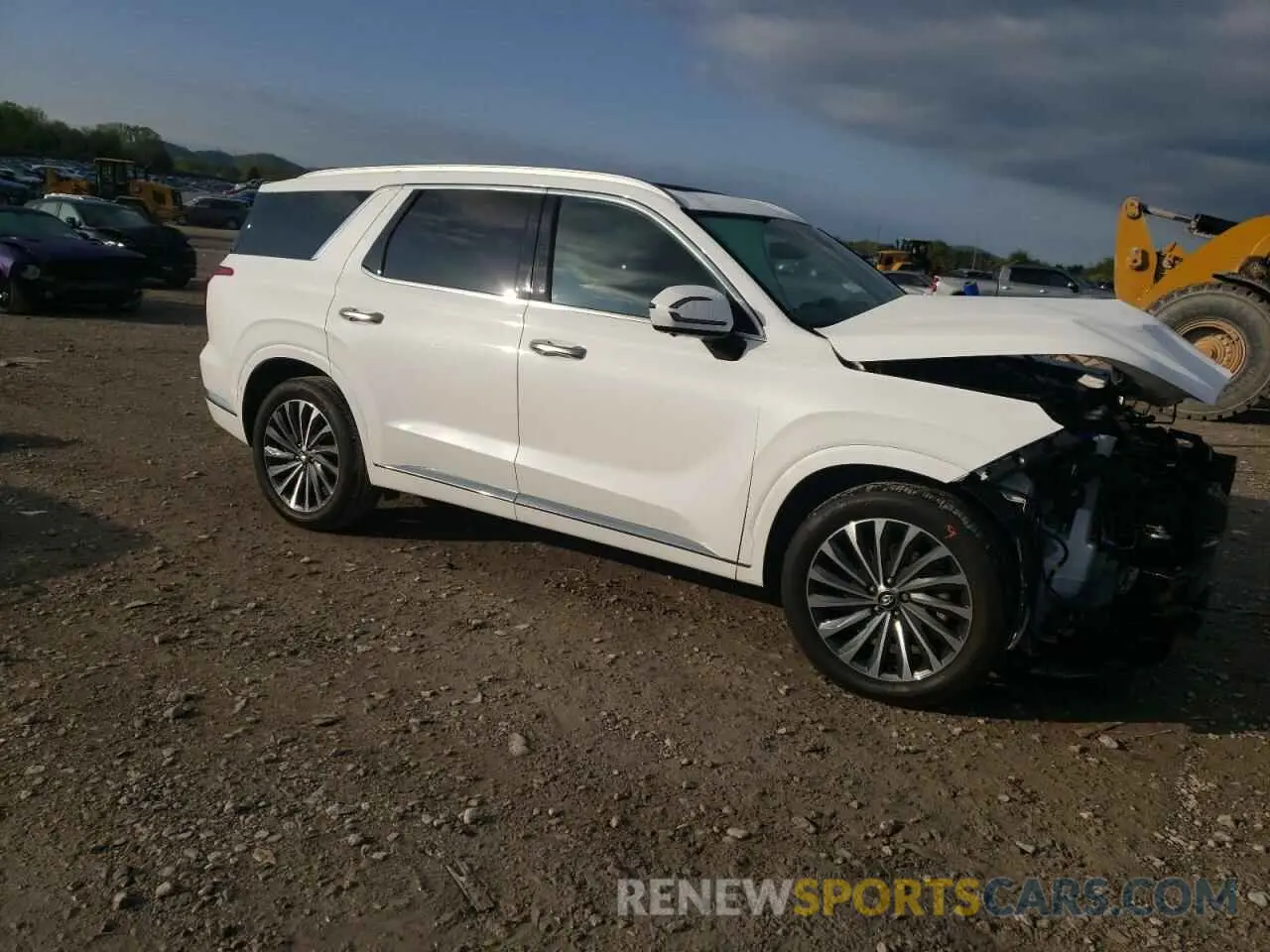4 Фотография поврежденного автомобиля KM8R7DGEXSU820850 HYUNDAI PALISADE 2025