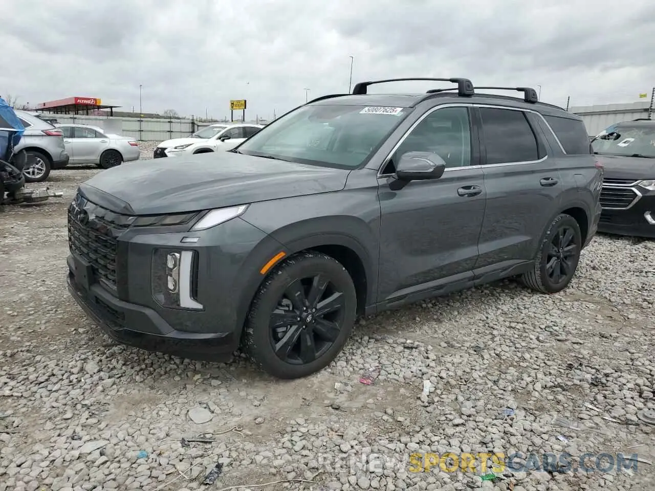 1 Фотография поврежденного автомобиля KM8R34GE2PU610990 HYUNDAI PALISADE X 2023