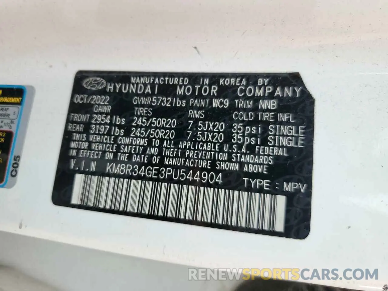 13 Фотография поврежденного автомобиля KM8R34GE3PU544904 HYUNDAI PALISADE X 2023