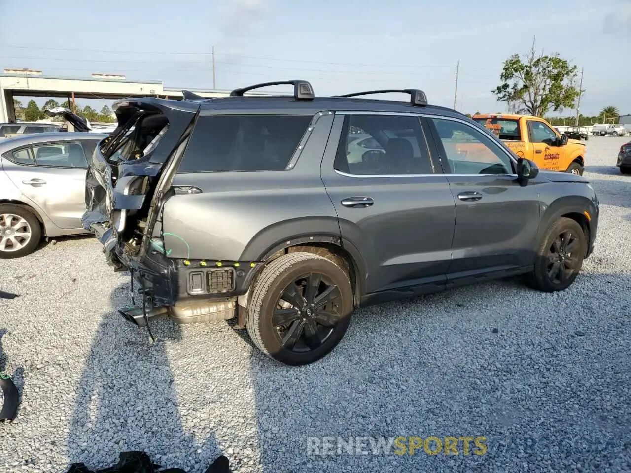 3 Photograph of a damaged car KM8R34GE1RU788425 HYUNDAI PALISADE X 2024