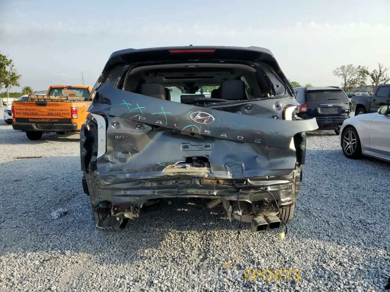 6 Photograph of a damaged car KM8R34GE1RU788425 HYUNDAI PALISADE X 2024