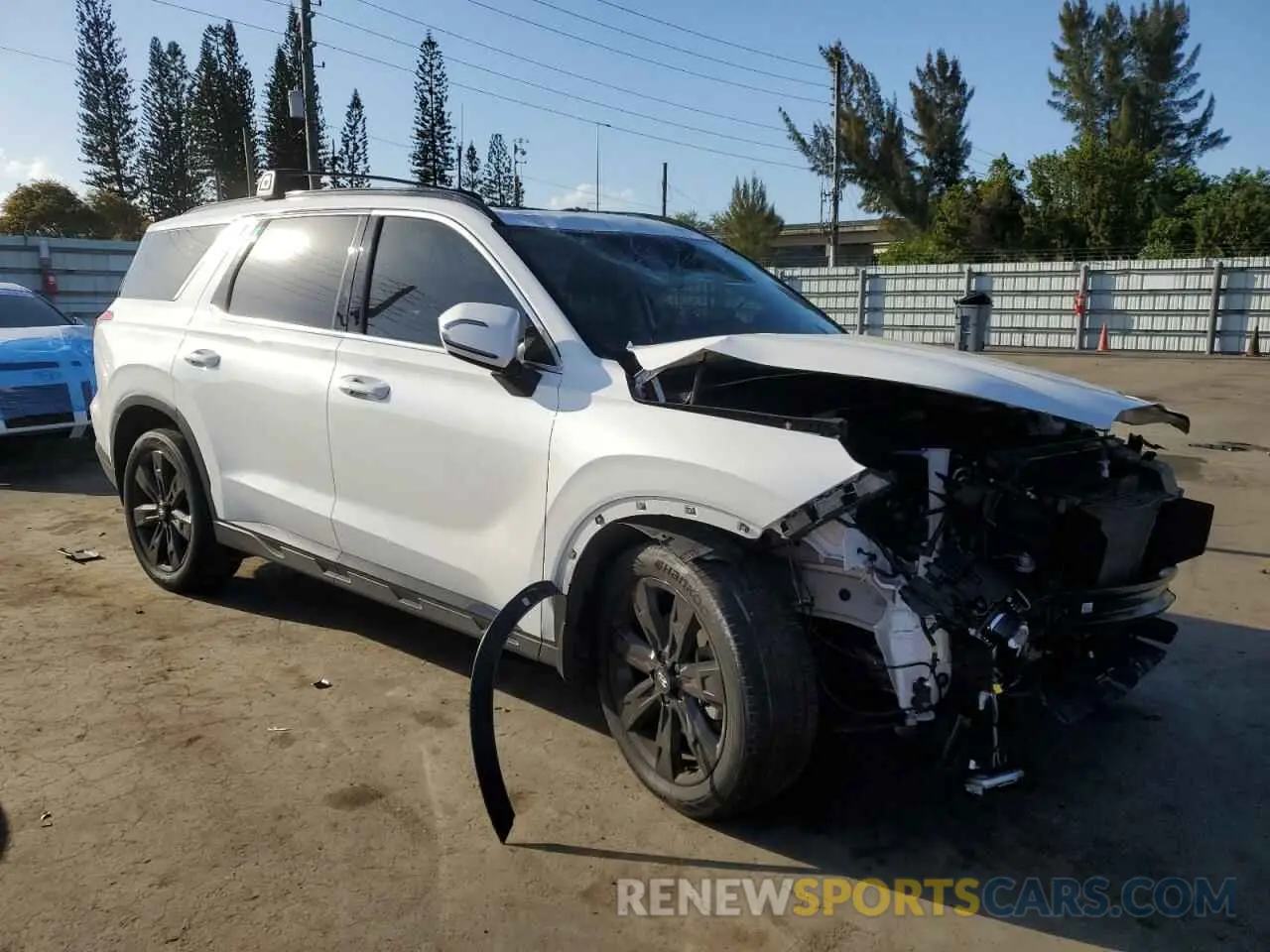 4 Photograph of a damaged car KM8R34GE2RU659657 HYUNDAI PALISADE X 2024